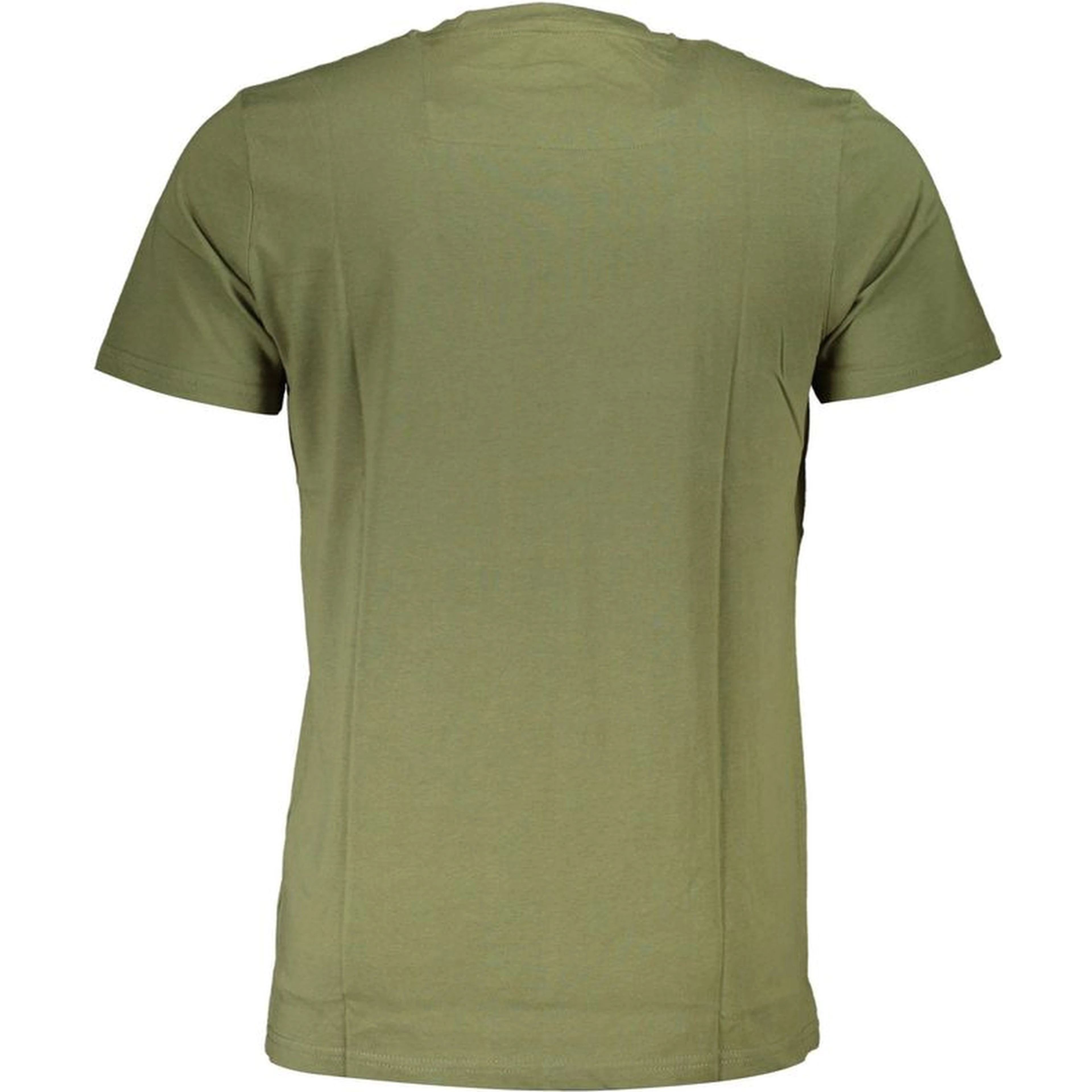 Green Cotton Men T-Shirt