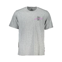 Brown Cotton Men's T-Shirt