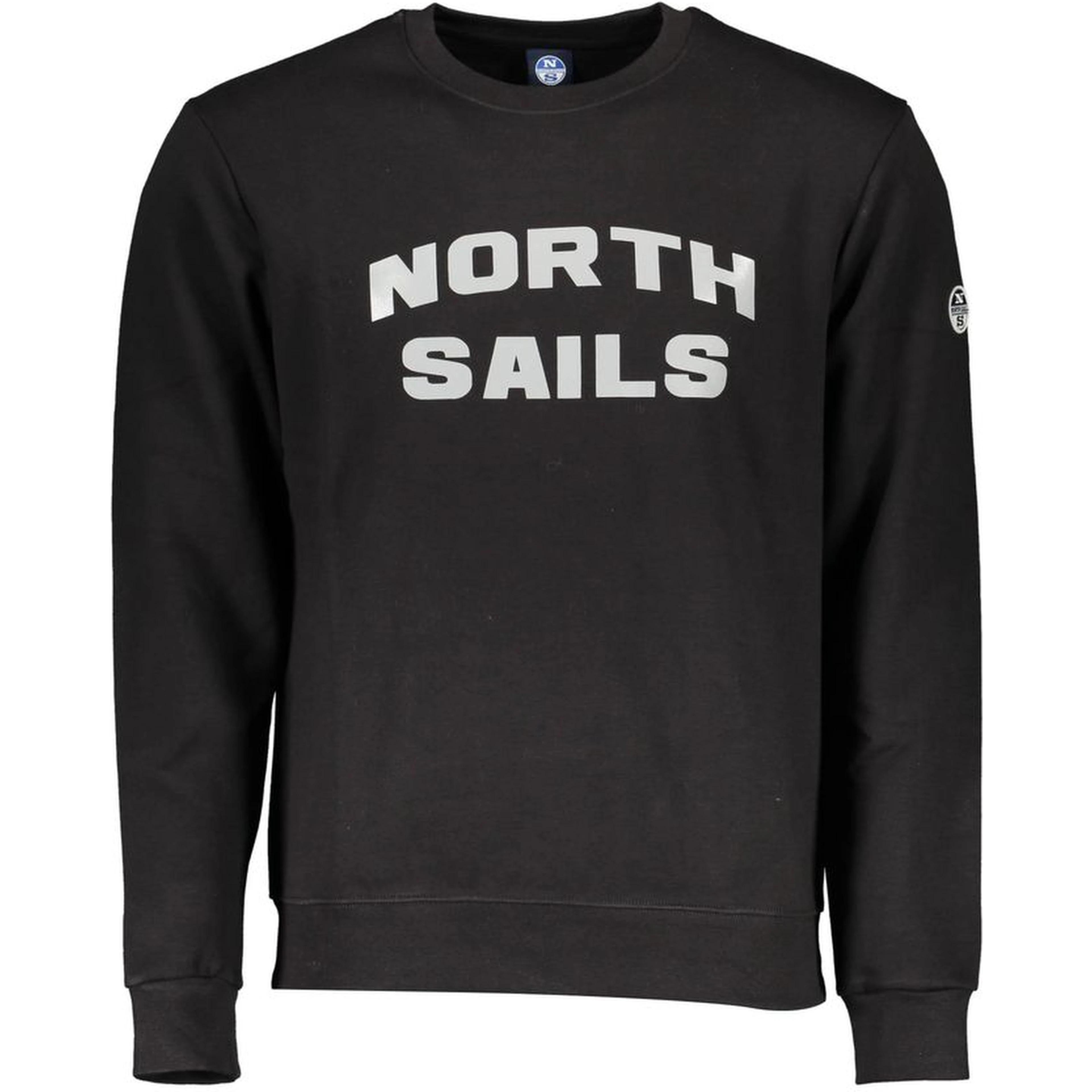 "Black Cotton Men Sweater"