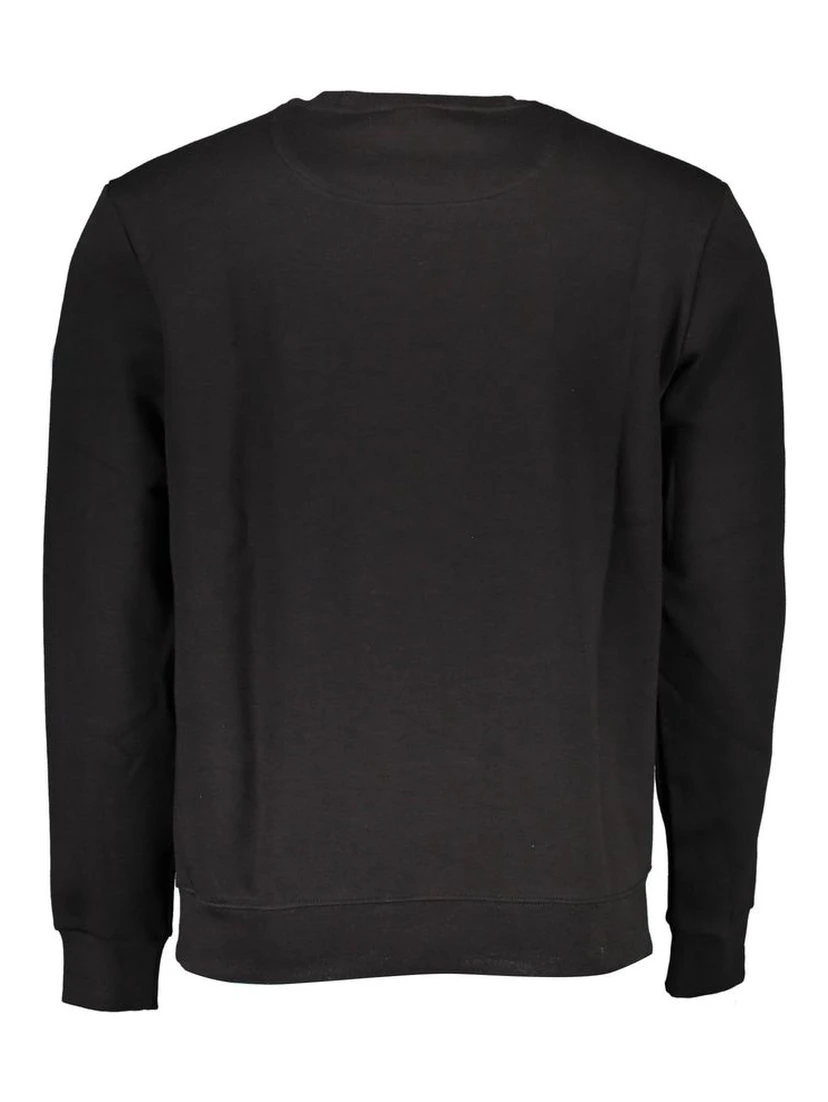 "Black Cotton Men Sweater"