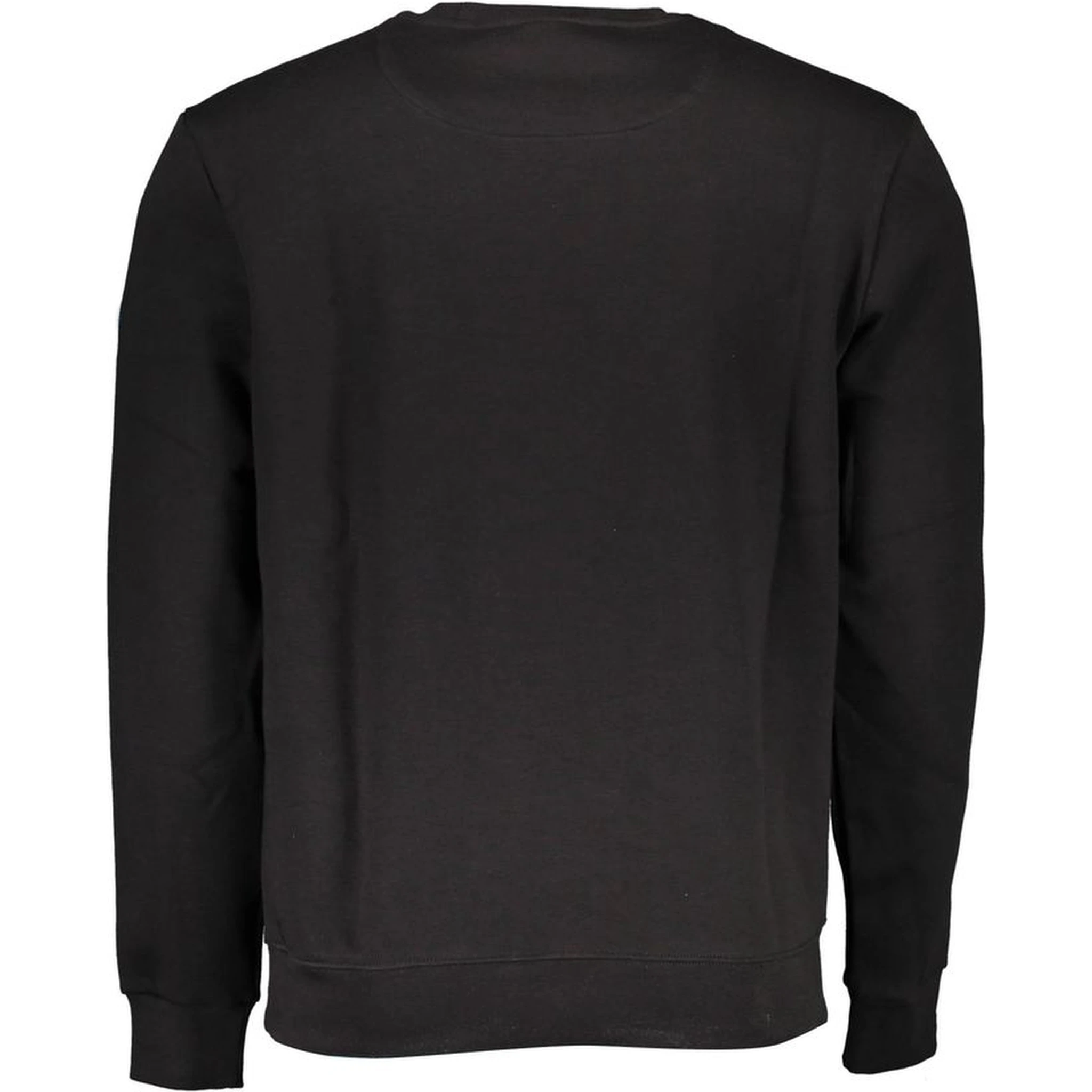 "Black Cotton Men Sweater"