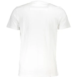 White Cotton Men T-Shirt