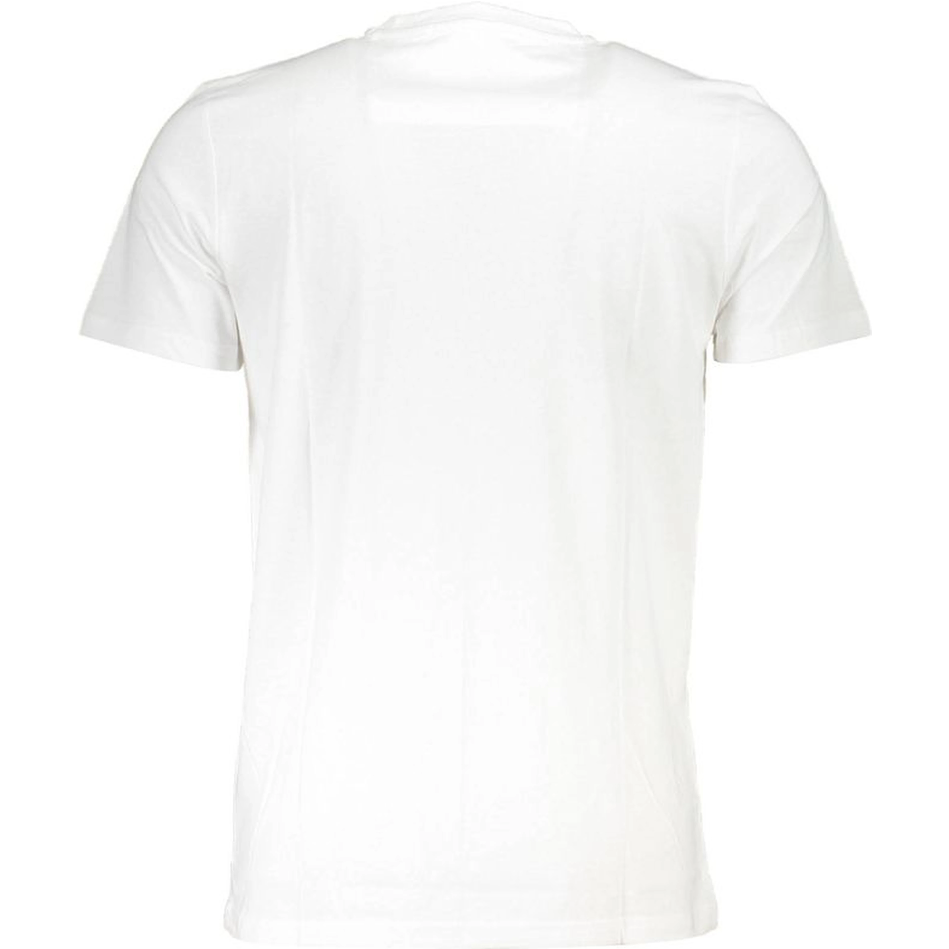 White Cotton Men T-Shirt