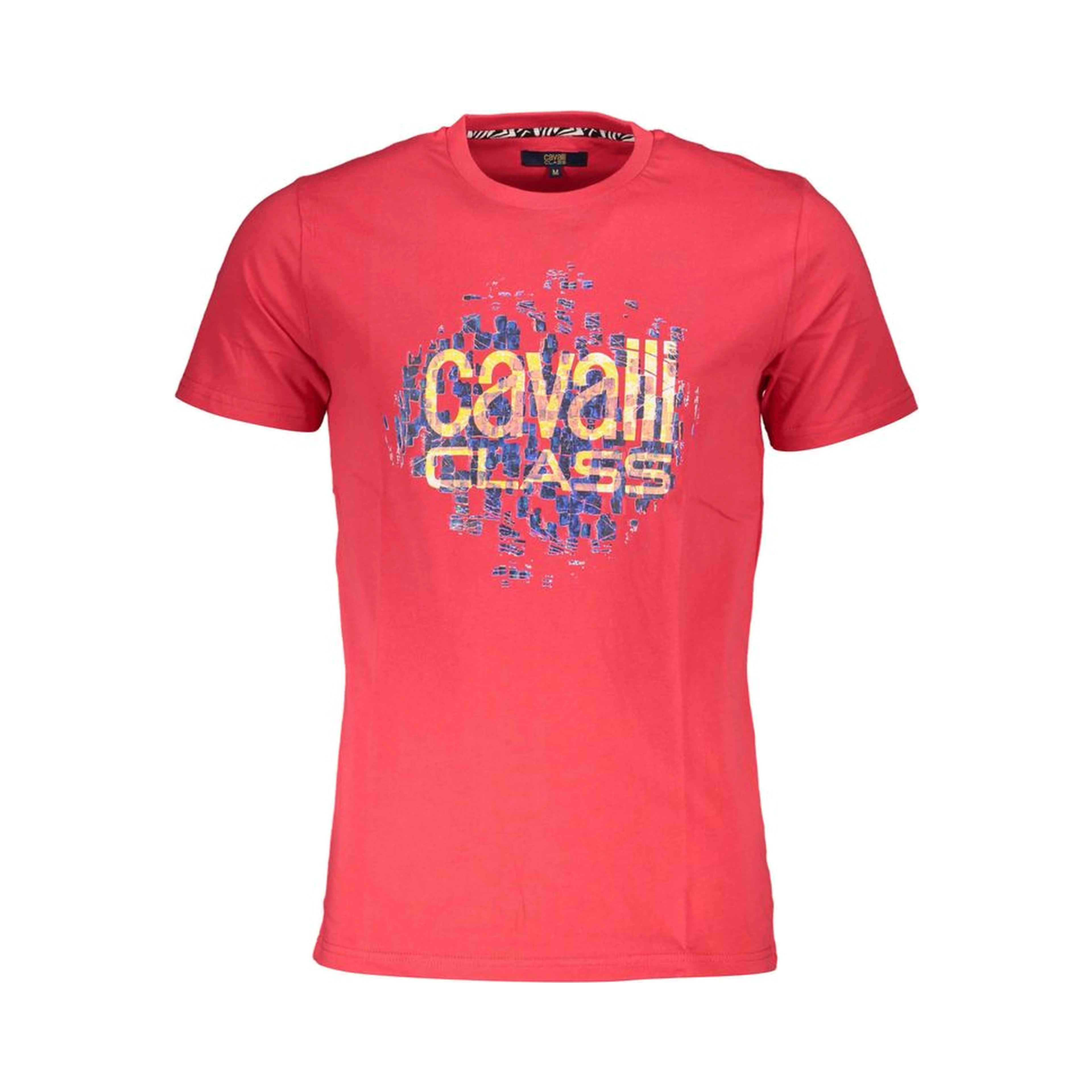 Red Cotton Men T-Shirt