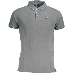 Brown Cotton Men Polo Shirt
