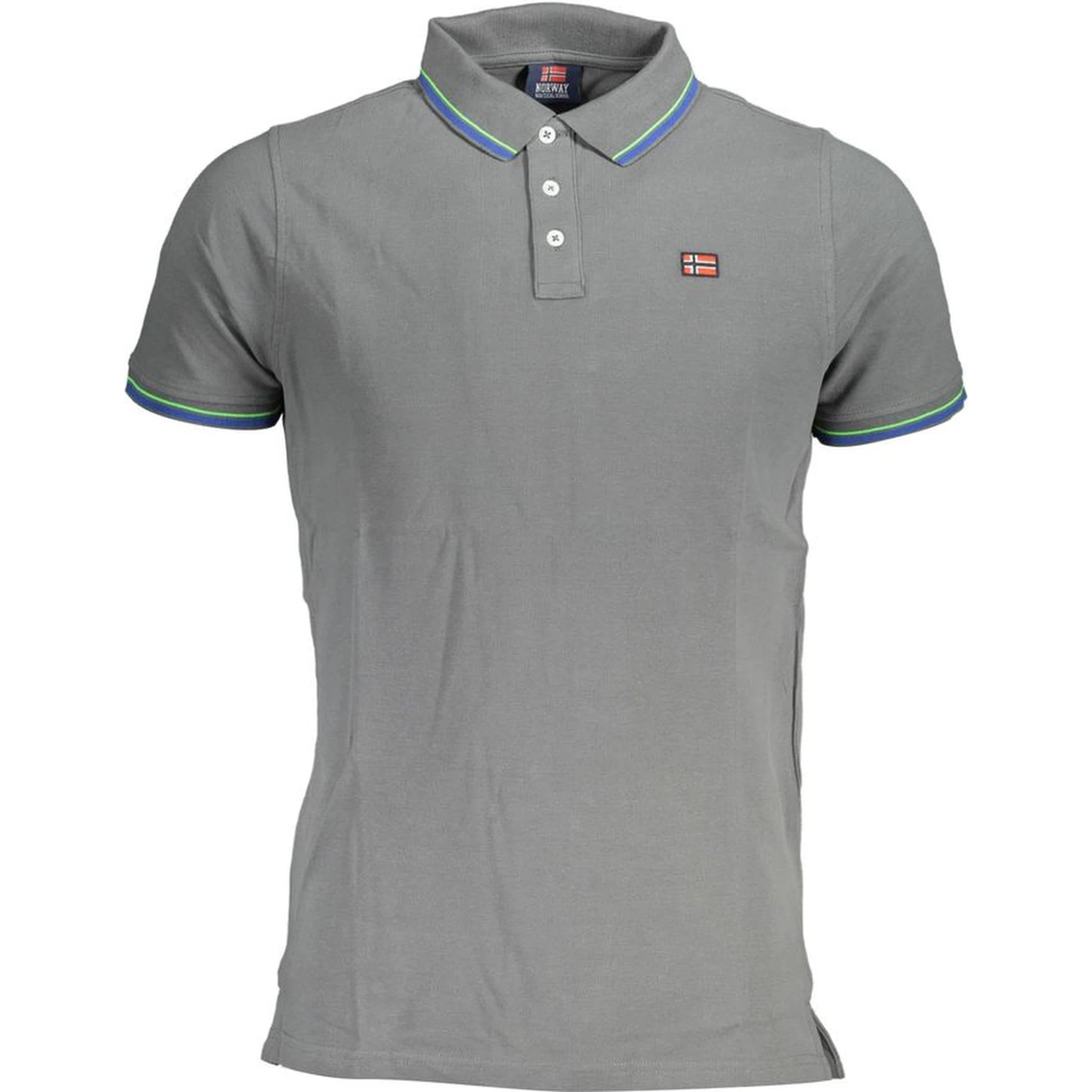 Brown Cotton Men Polo Shirt