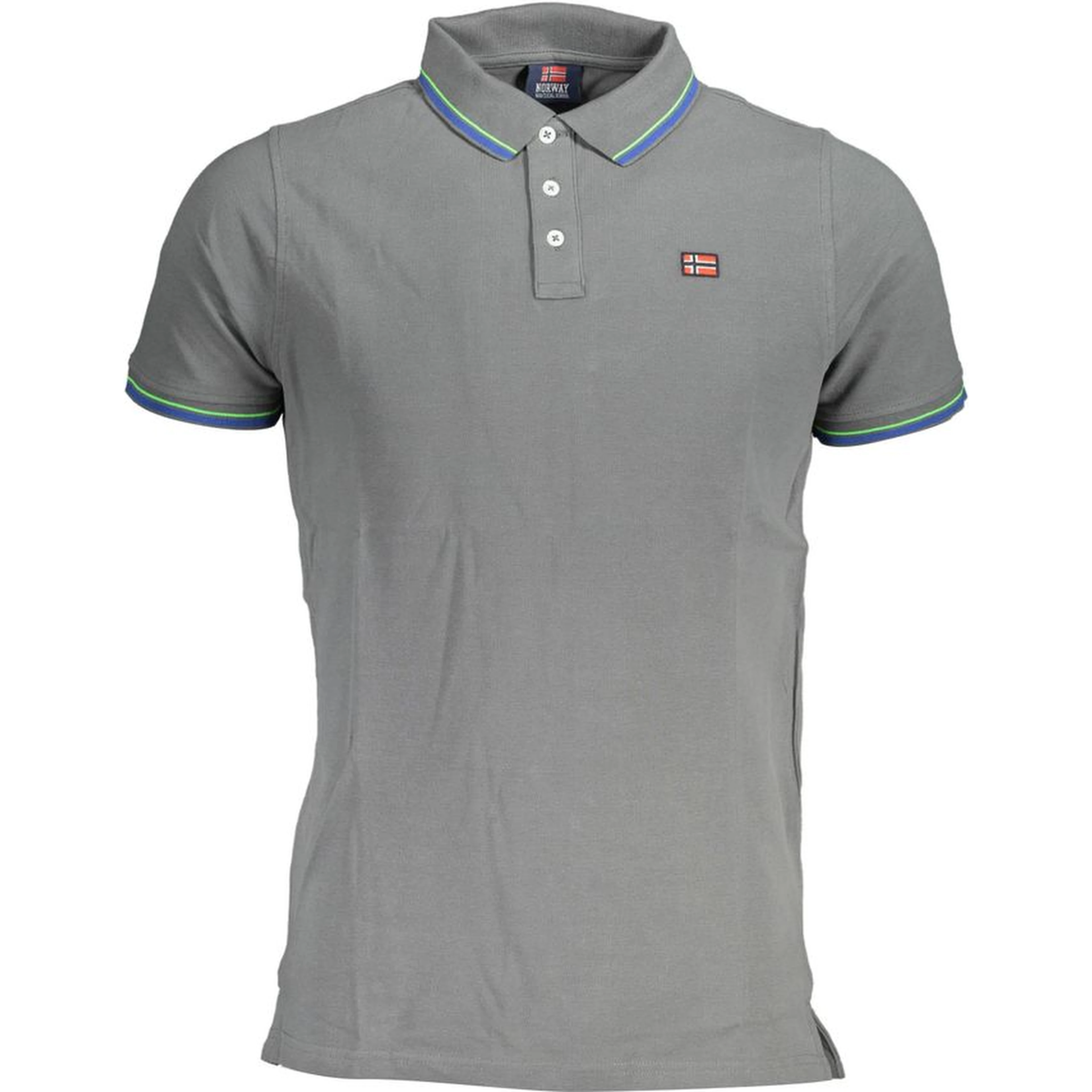 Brown Cotton Men Polo Shirt