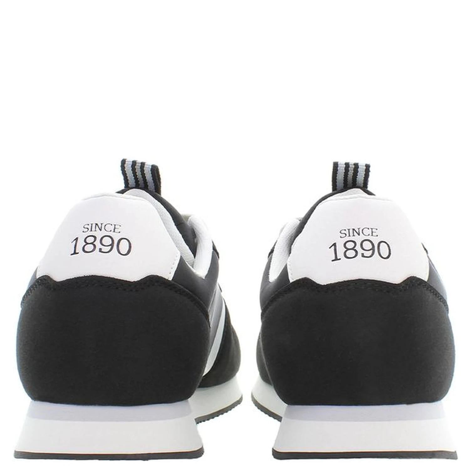 Black Polyester Men Sneaker