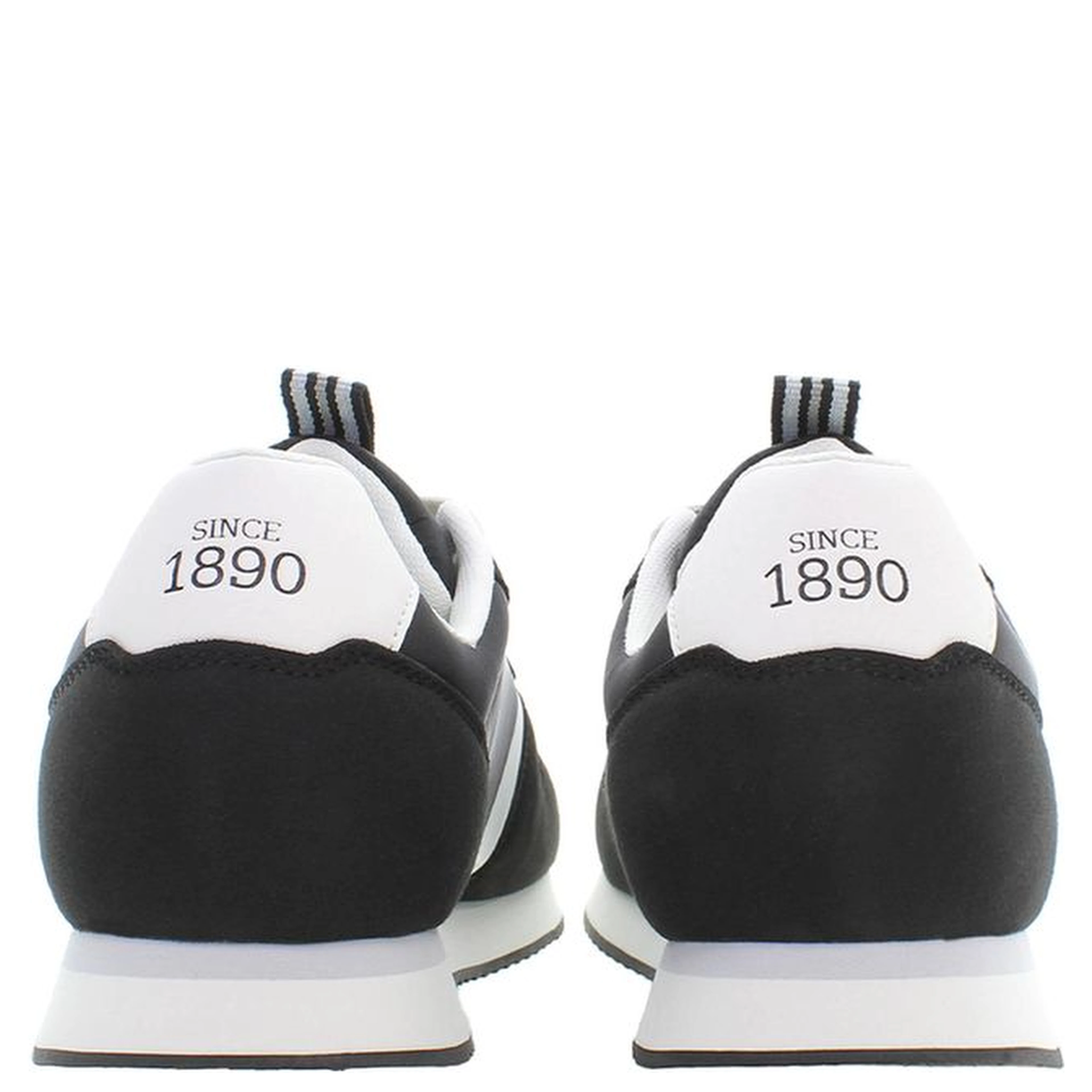 Black Polyester Men Sneaker
