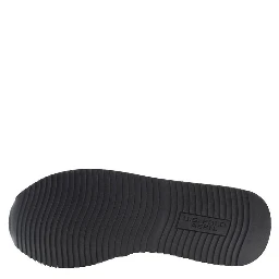 Black Polyester Men Sneaker