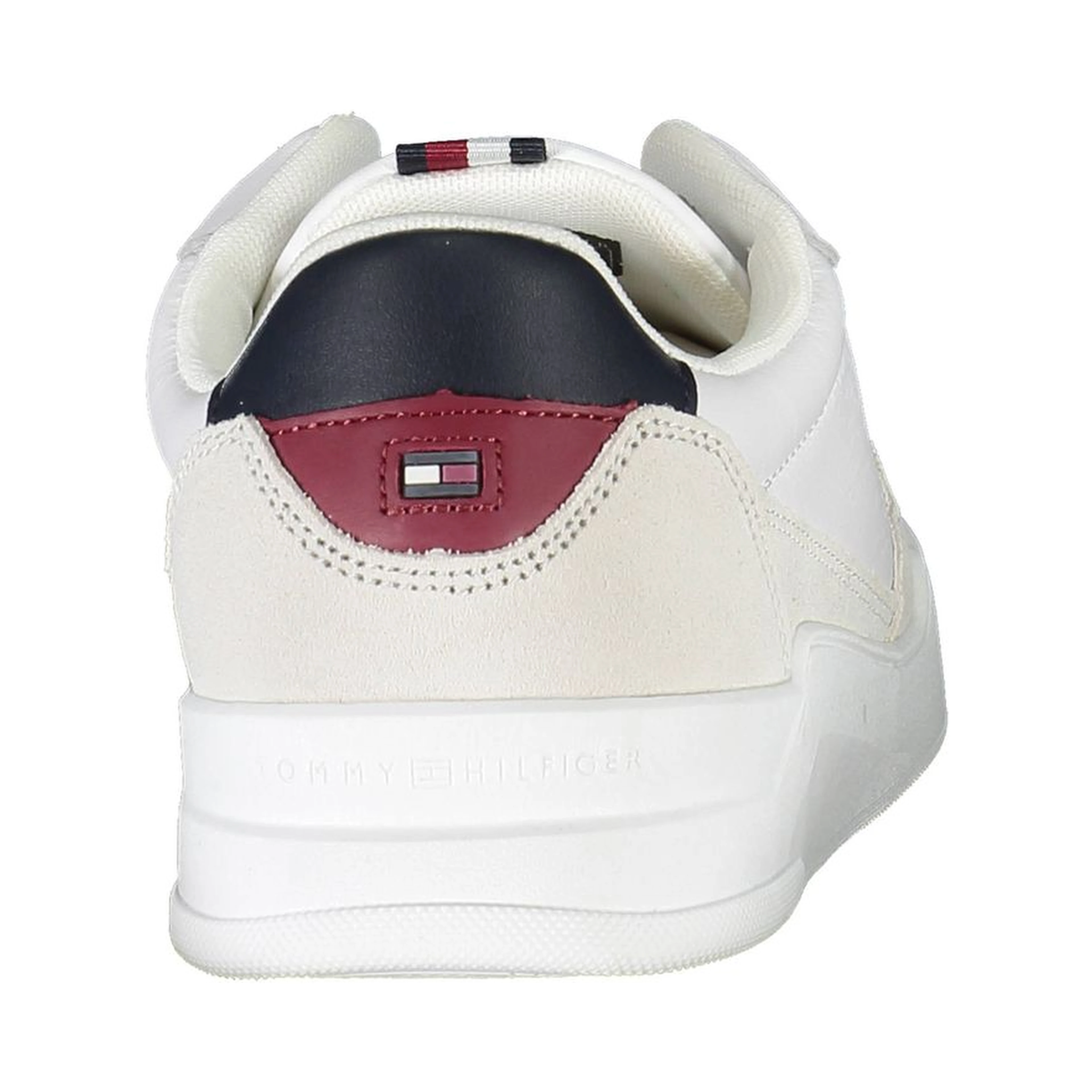 White Polyester Men Sneaker