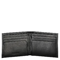 Black Polyester Men Wallet