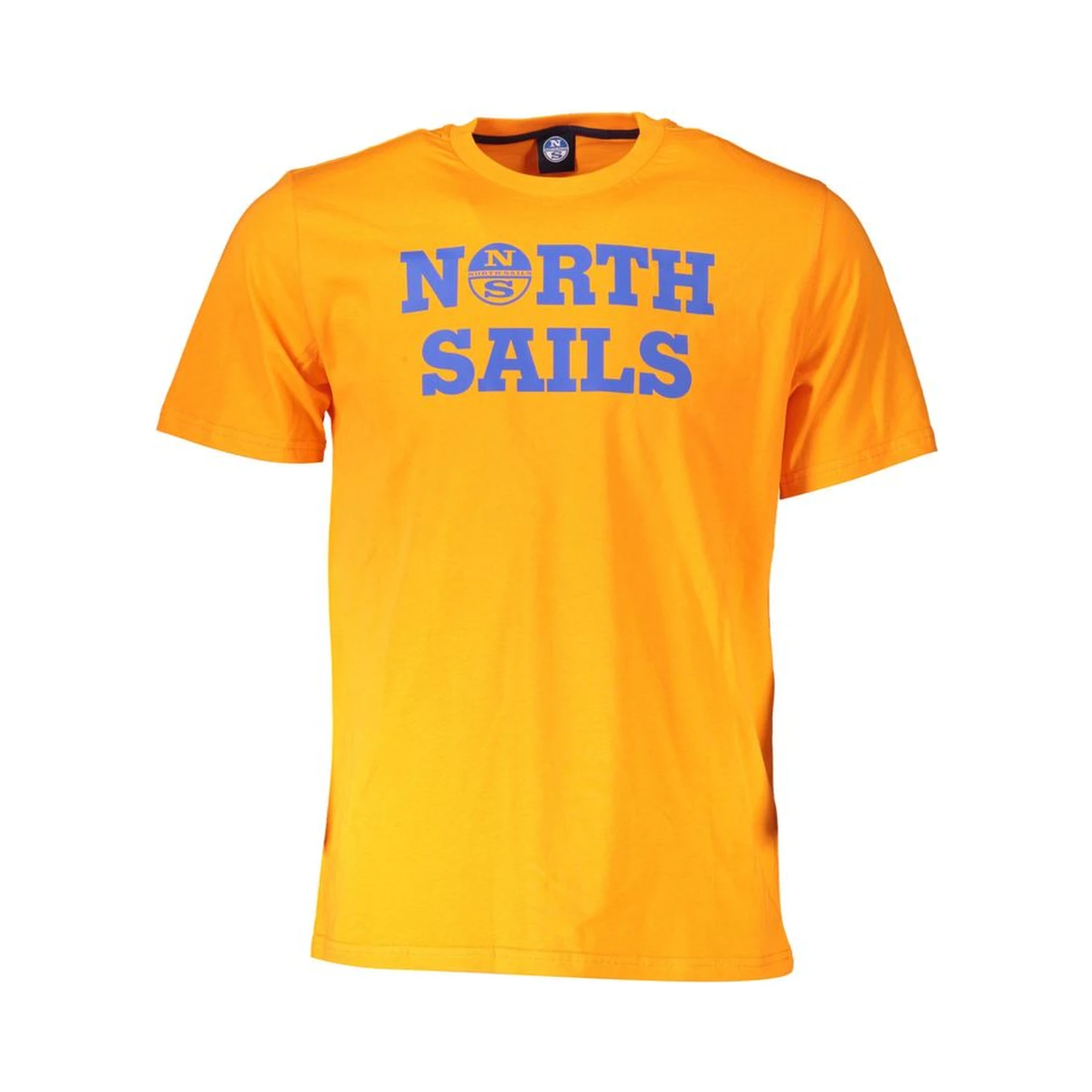 Orange Cotton Men T-Shirt