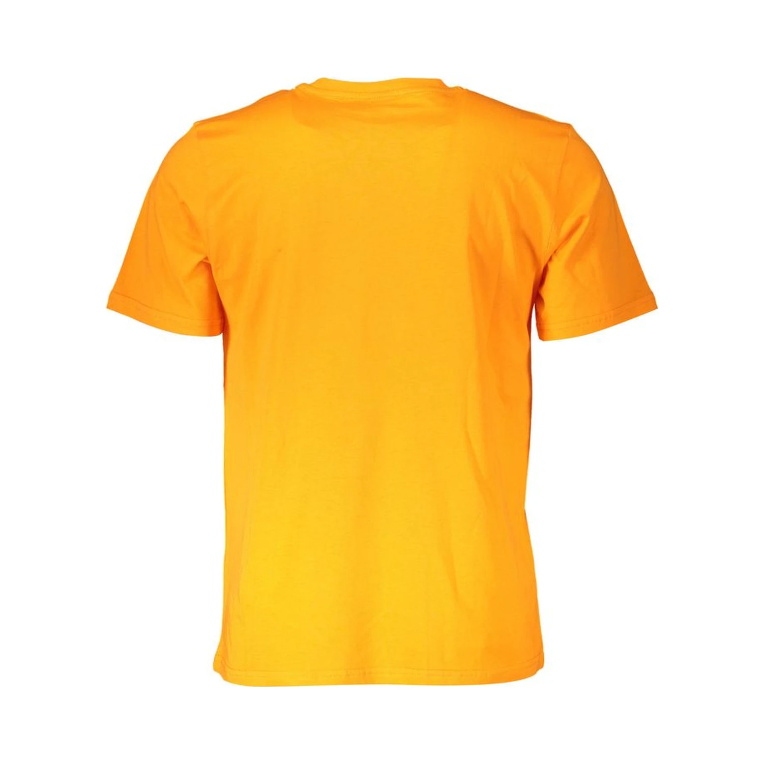 Orange Cotton Men T-Shirt