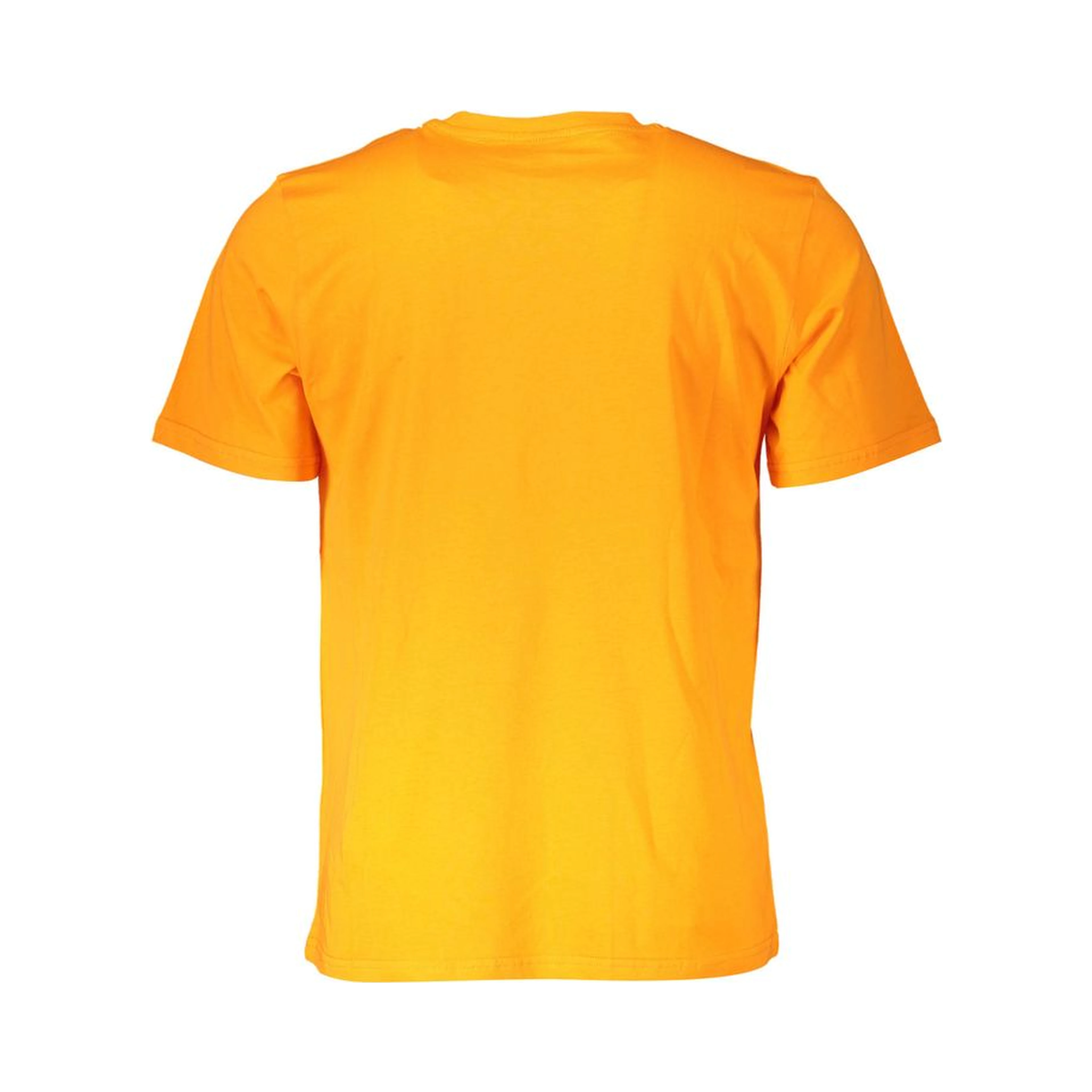 Orange Cotton Men T-Shirt