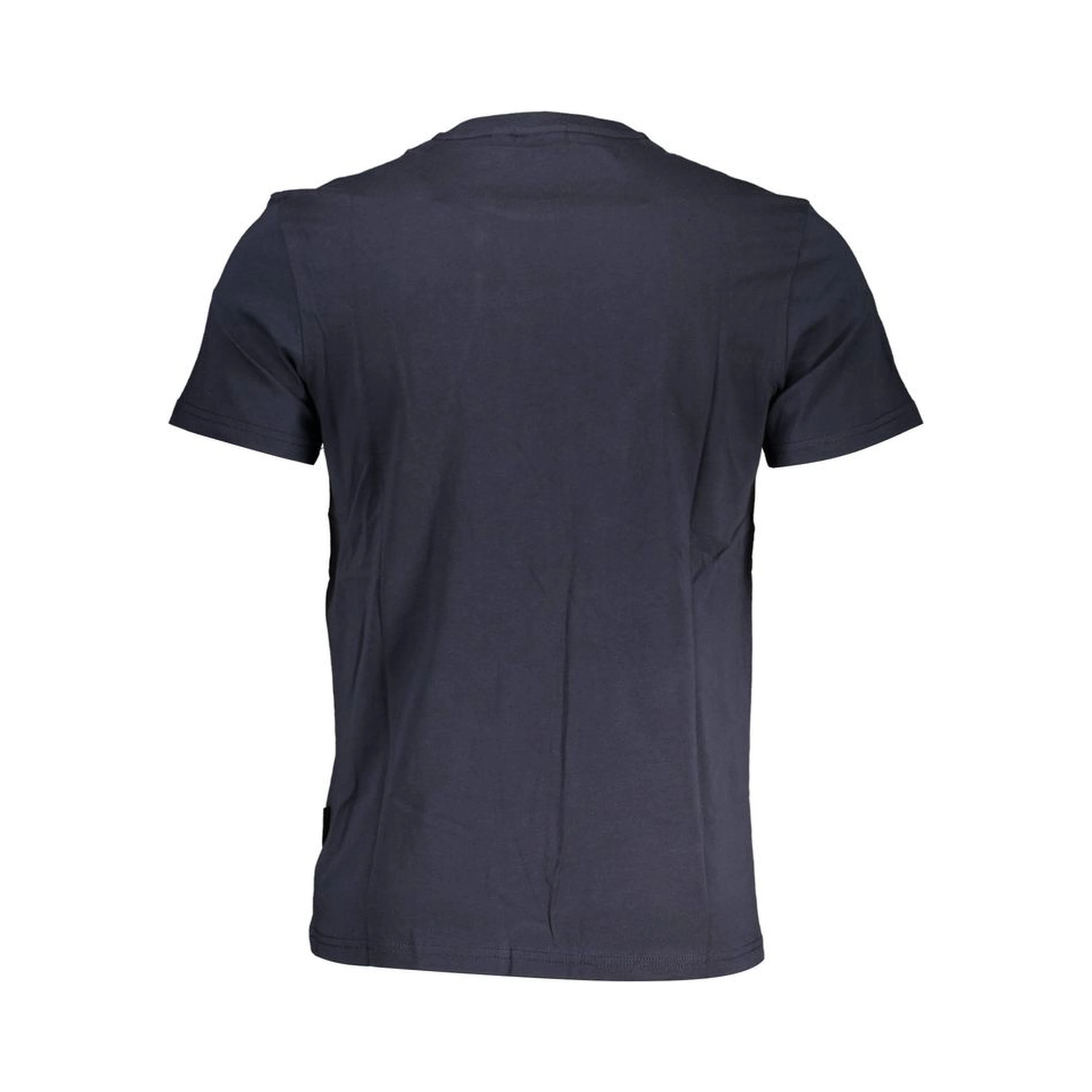 Blue Cotton Men T-Shirt