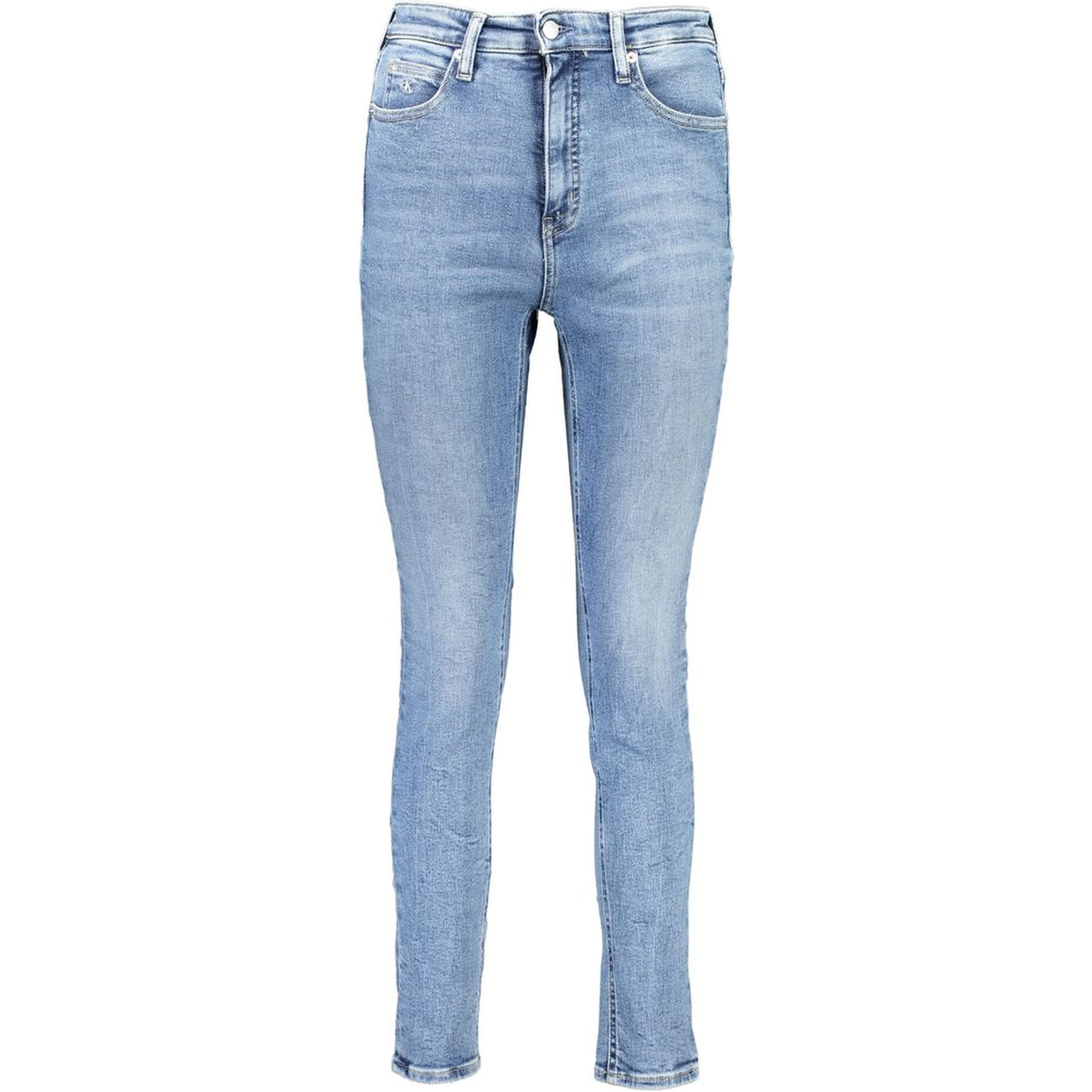 Blue Cotton Women Jeans