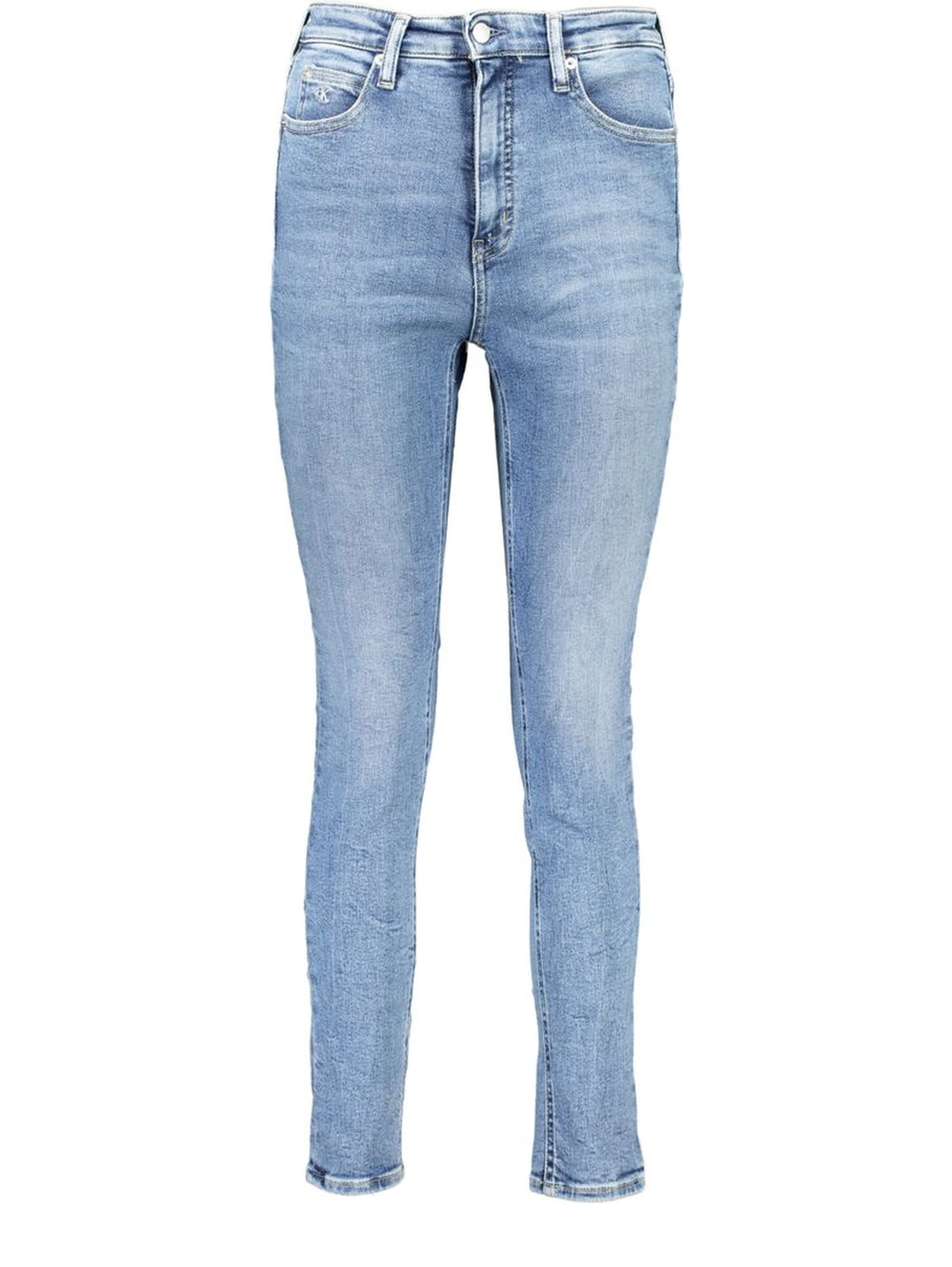 Blue Cotton Women Jeans