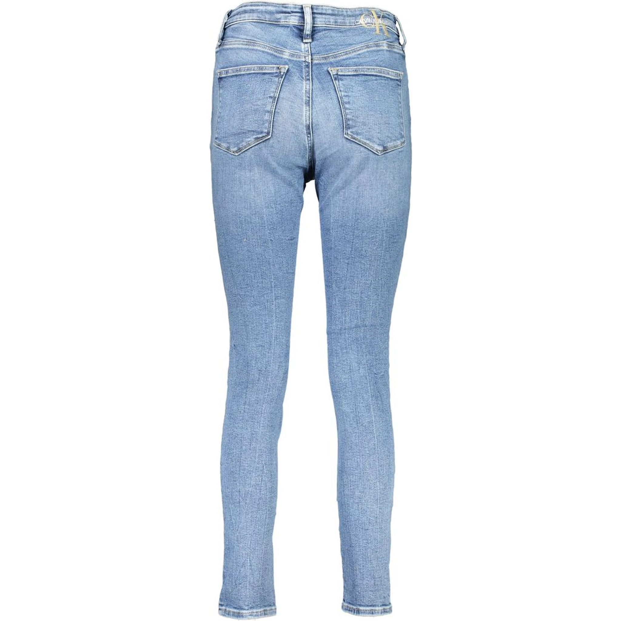 Blue Cotton Women Jeans