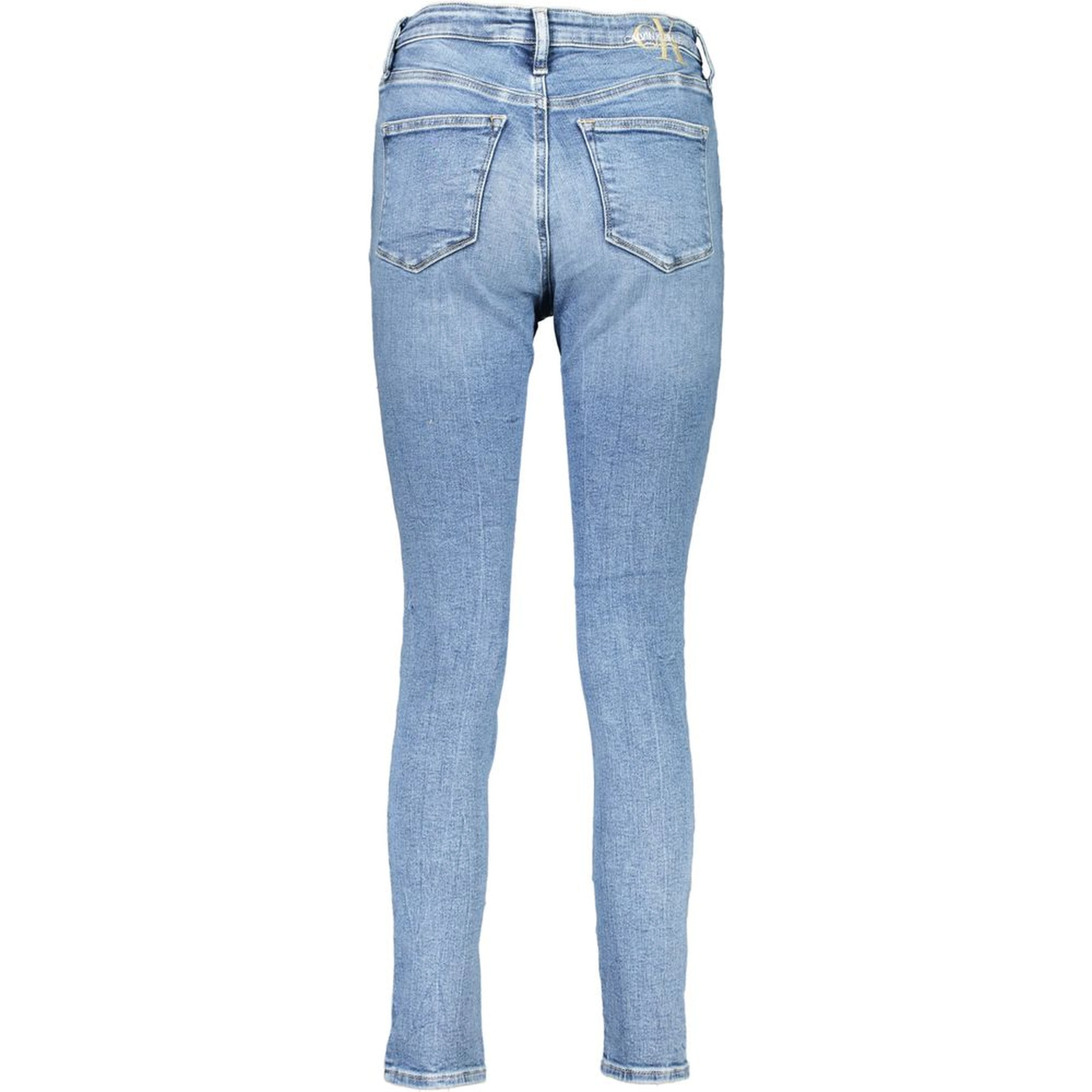 Blue Cotton Women Jeans