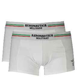 White Cotton Men Boxer