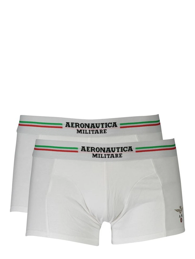 White Cotton Men Boxer