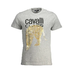 Brown Cotton Men T-Shirt