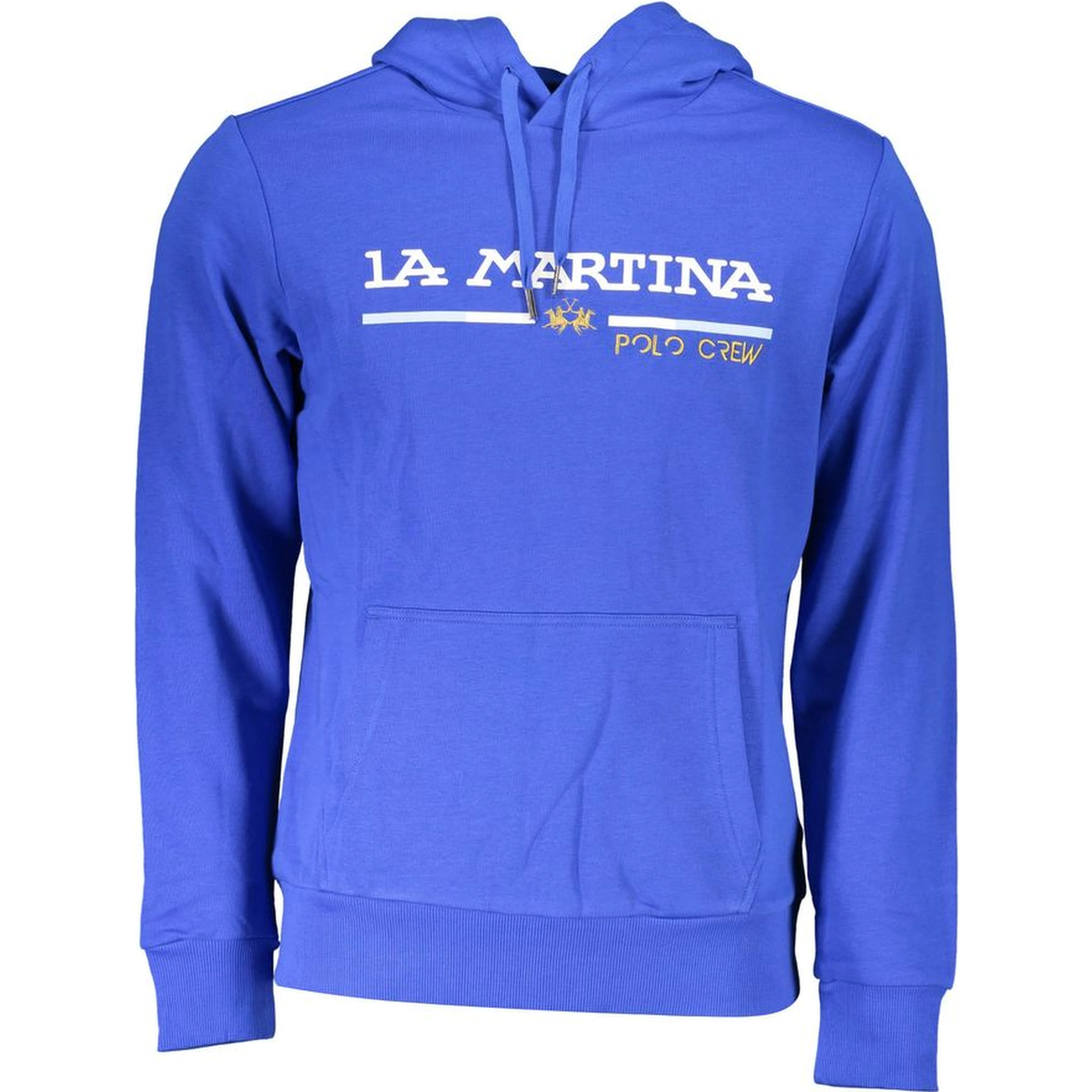 Blue Cotton Men Sweater