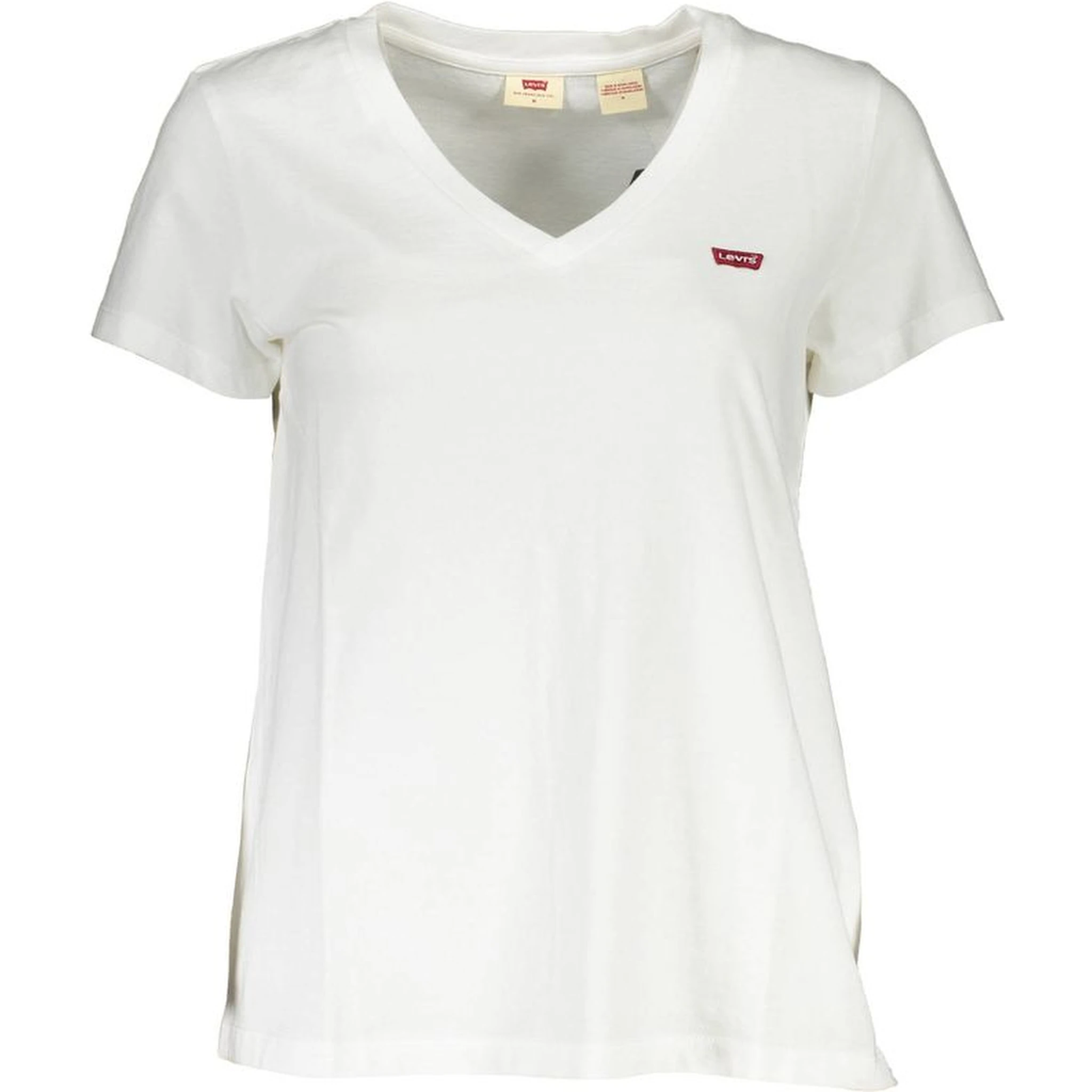 White Cotton Women T-Shirt