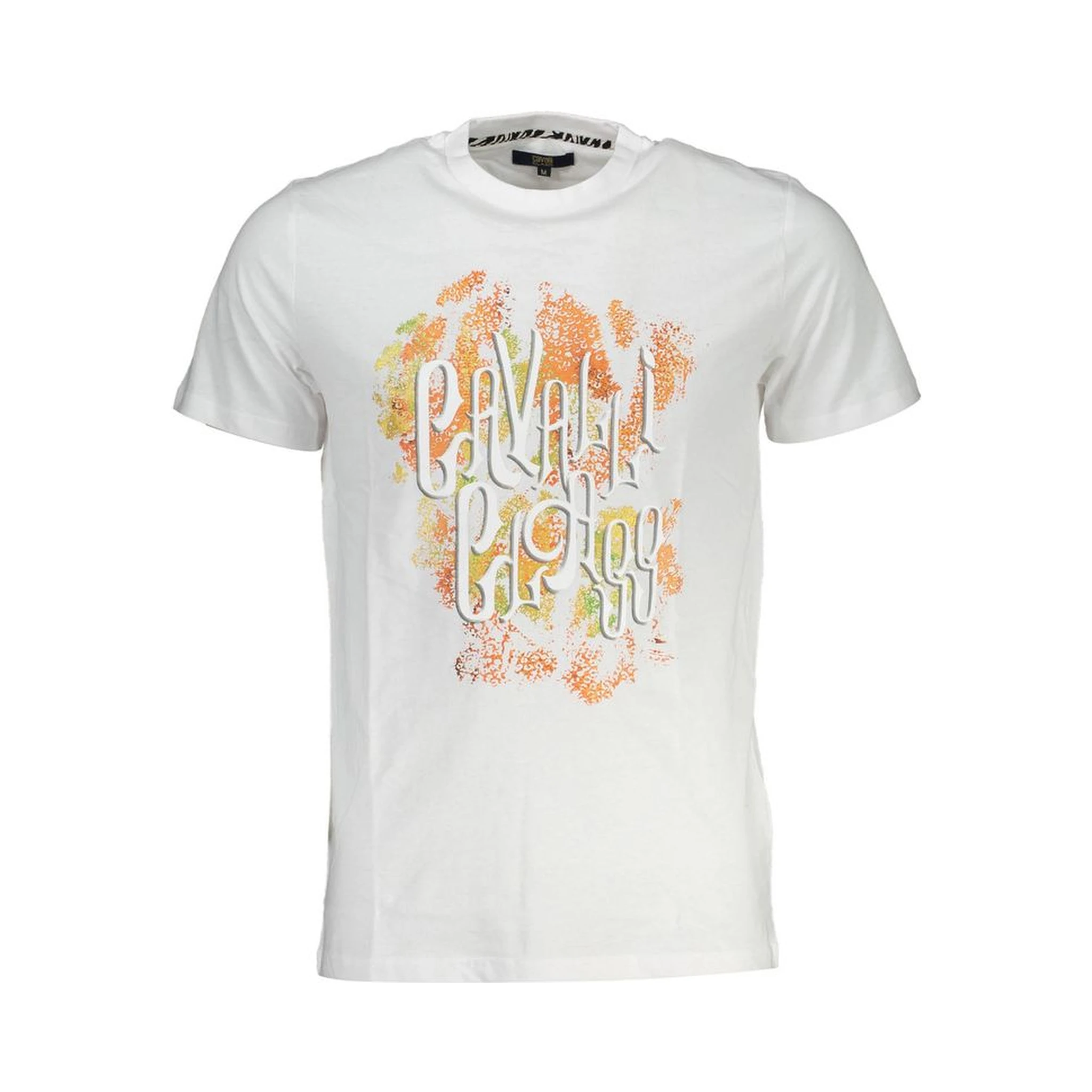 White Cotton Men T-Shirt