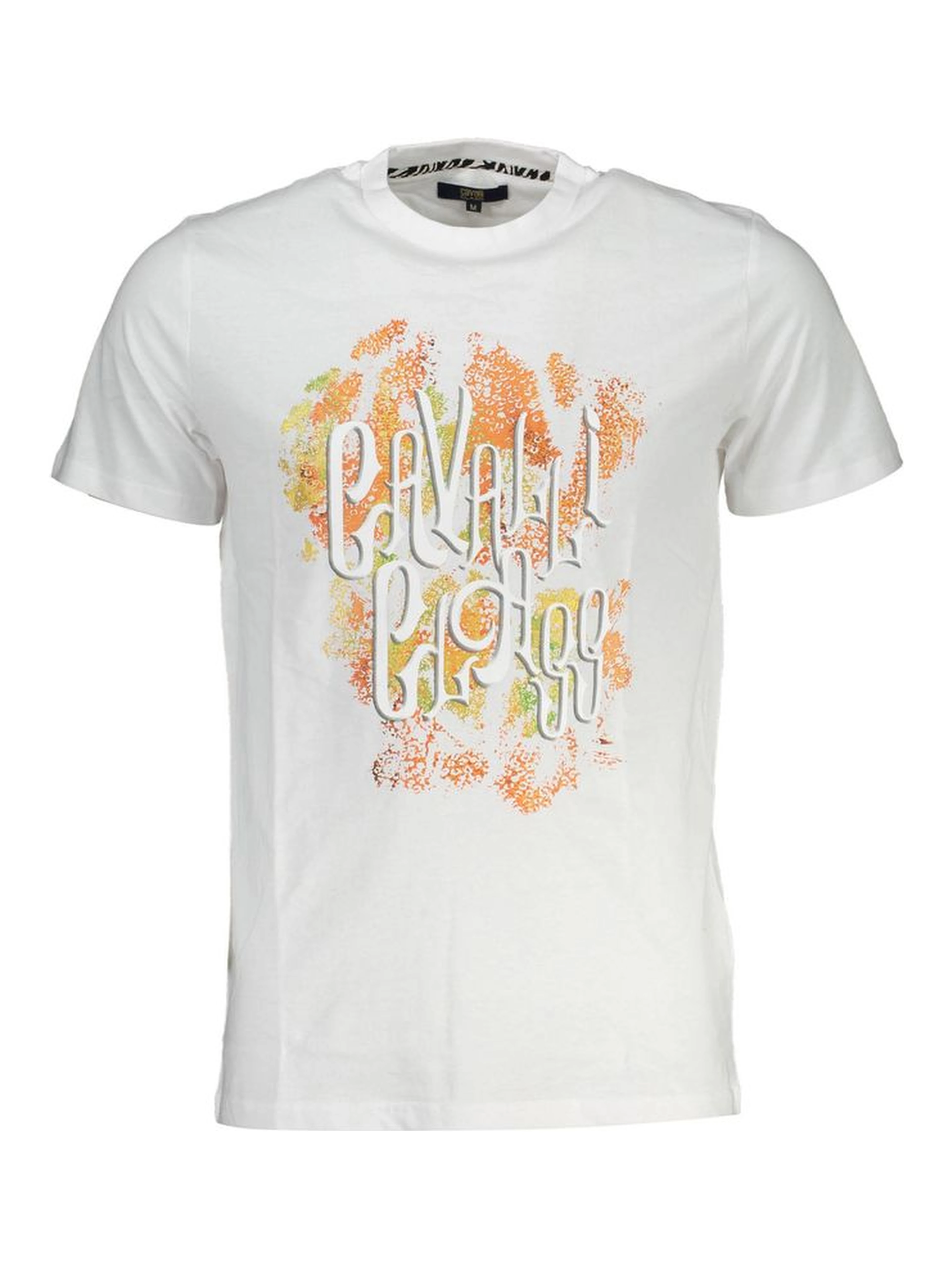 White Cotton Men T-Shirt