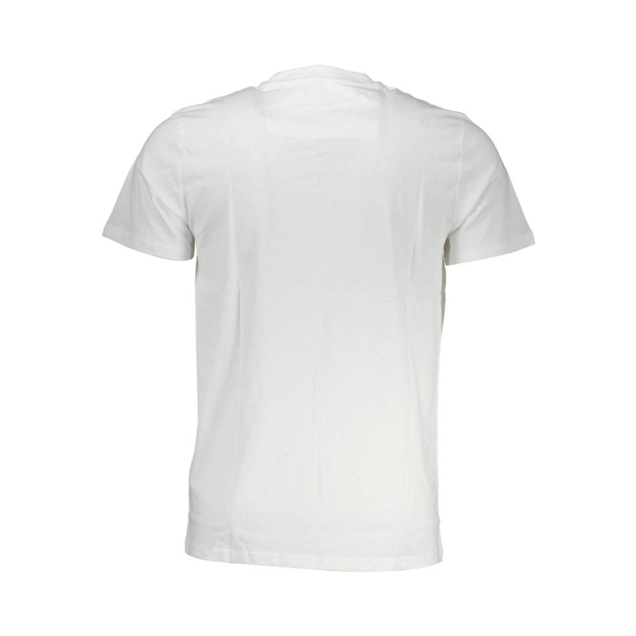White Cotton Men T-Shirt