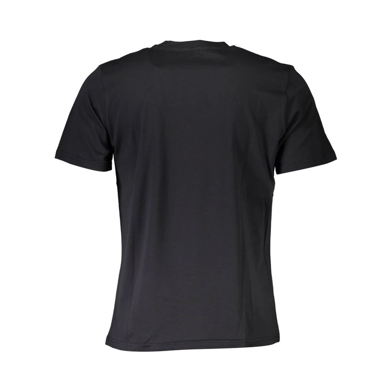 Black Cotton Men T-Shirt