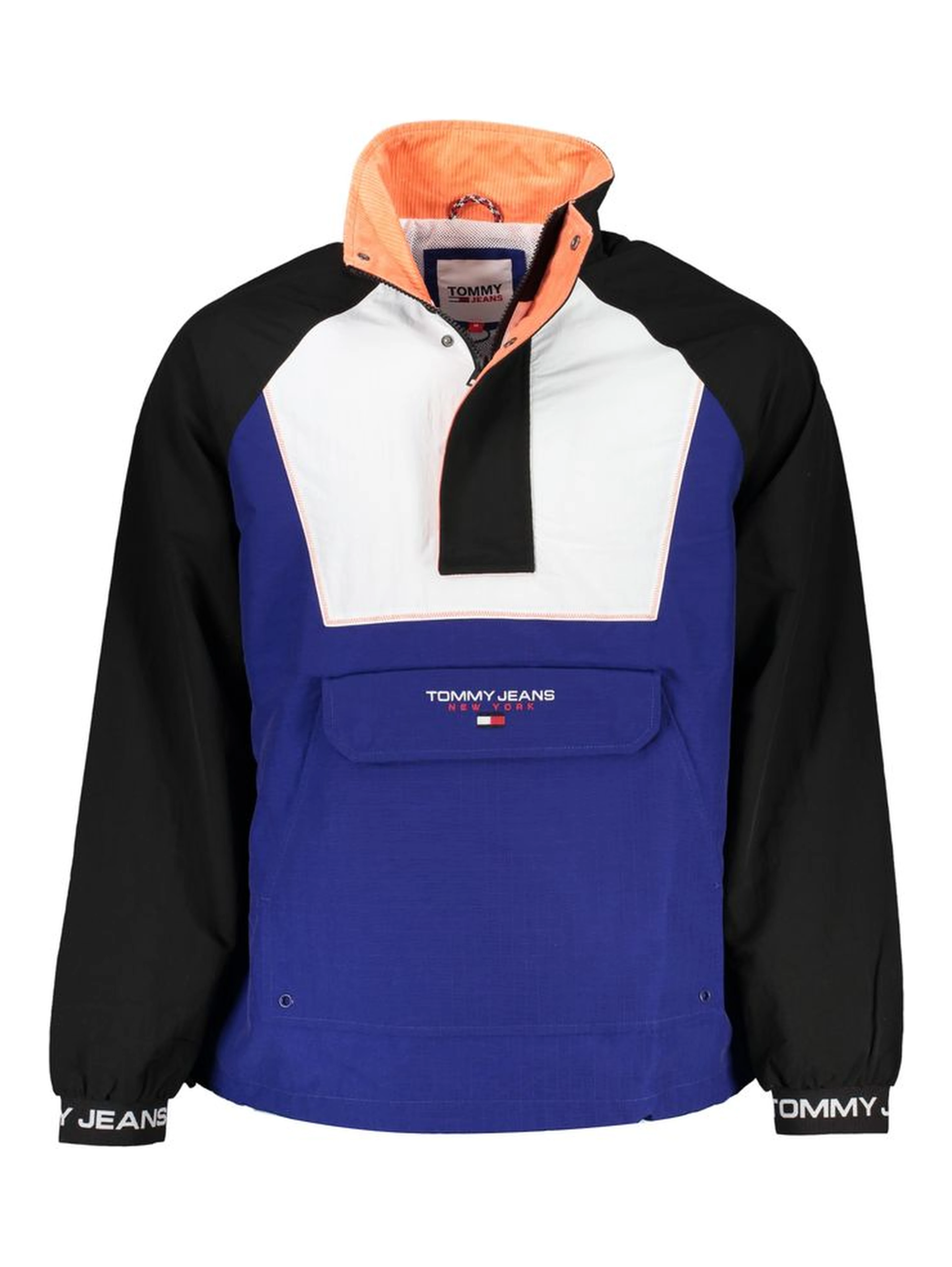 Blue Polyamide Men Jacket