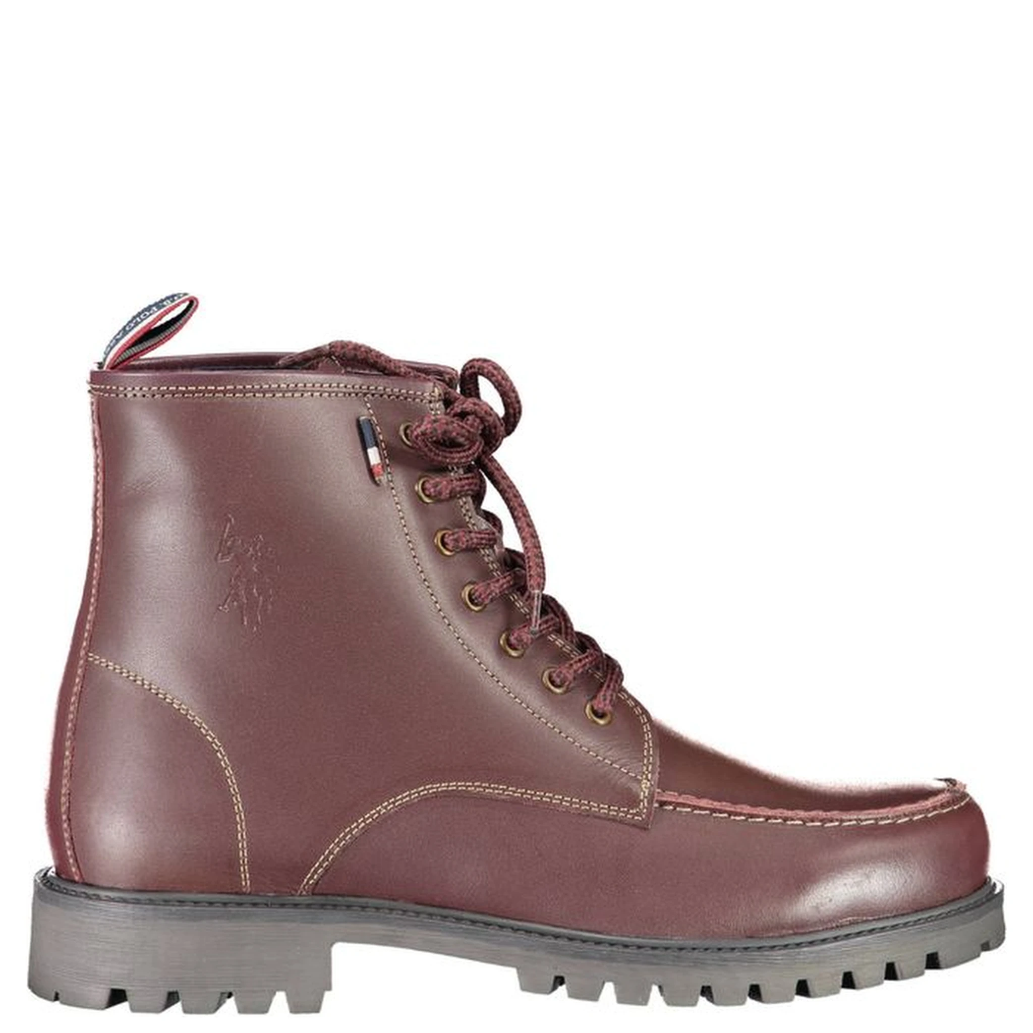 Red Leather Men Boot