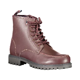 Red Leather Men Boot