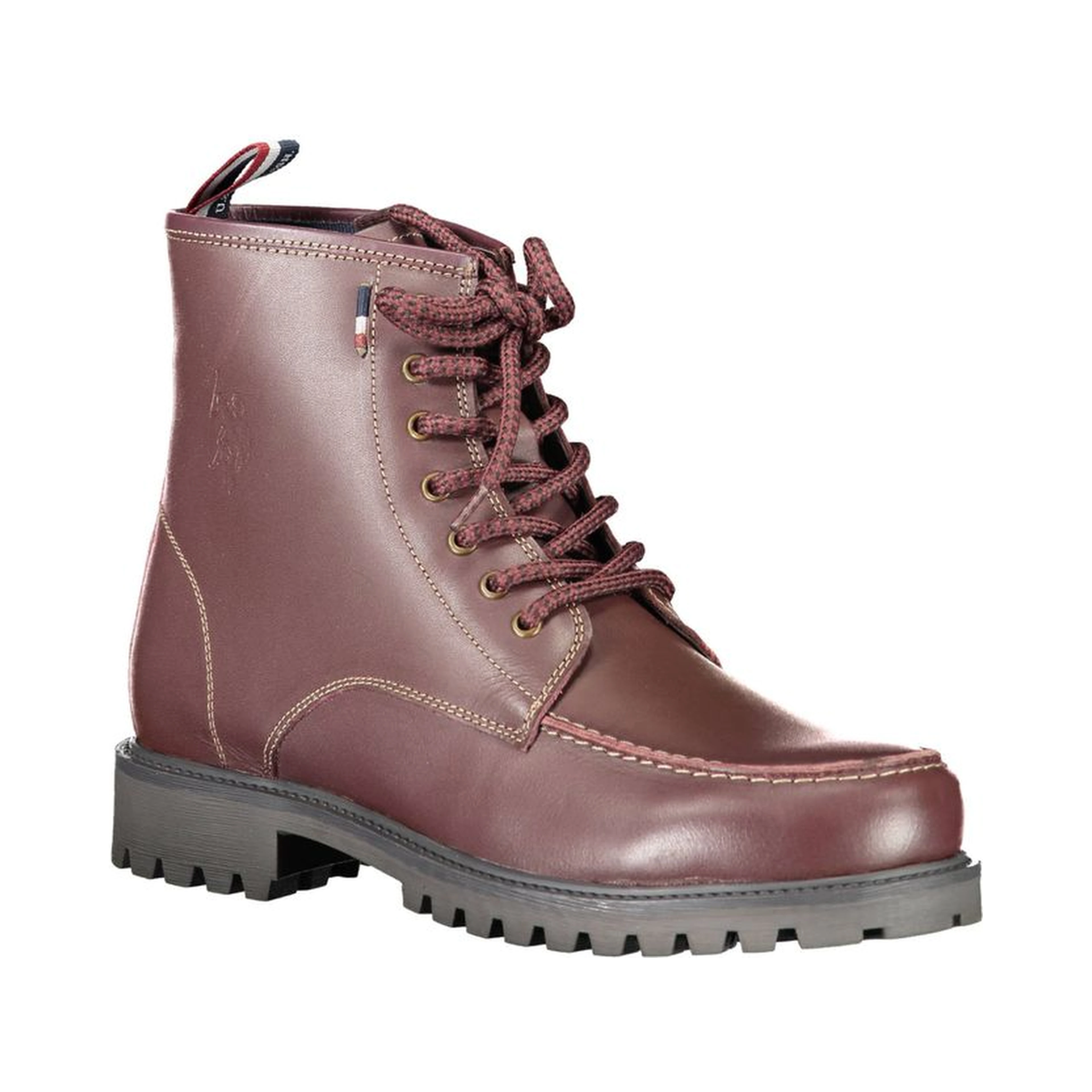 Red Leather Men Boot