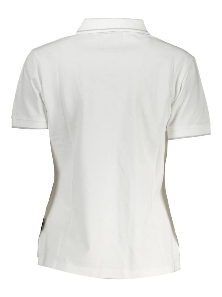 White Cotton Women Polo Shirt alternative