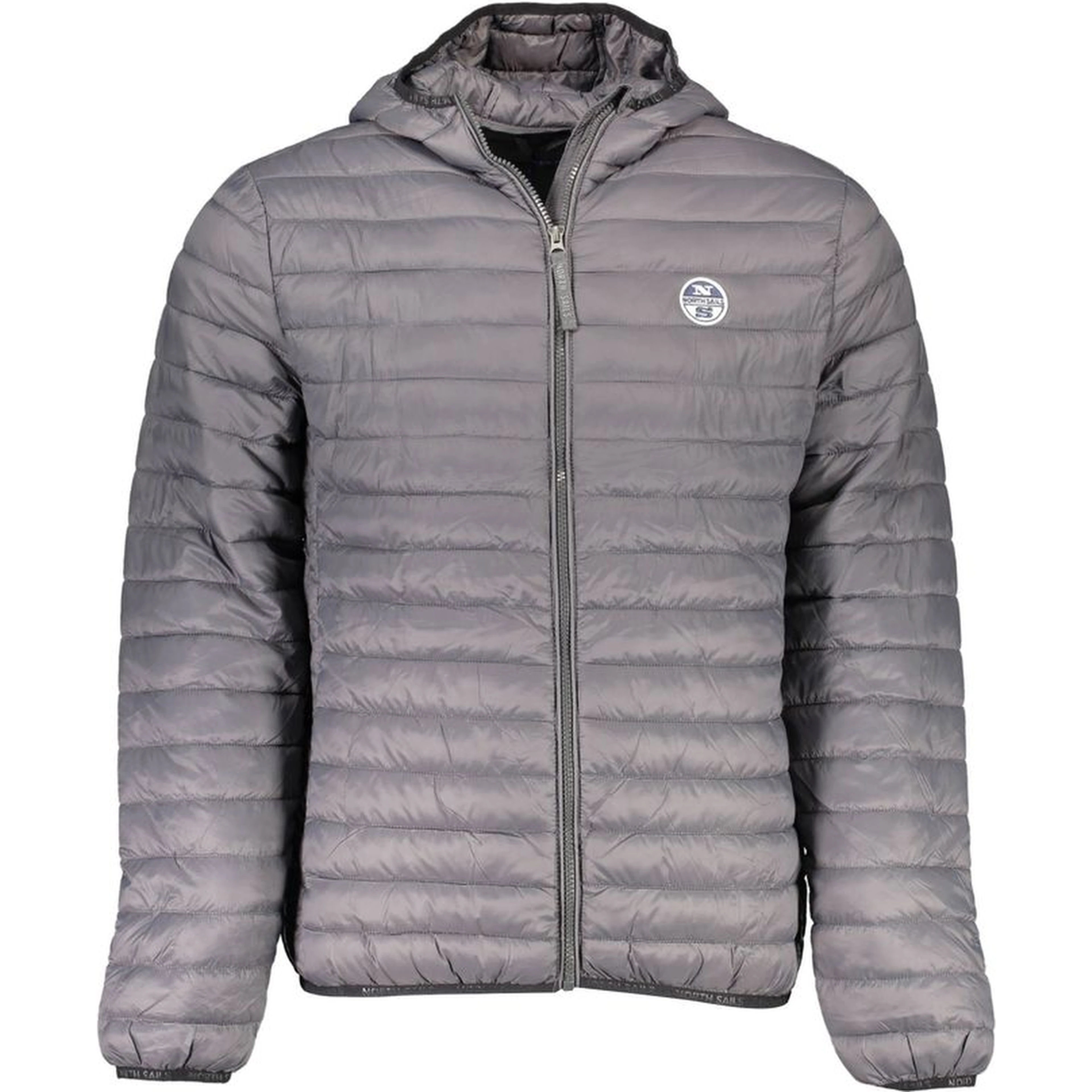 Gray Polyamide Men Jacket