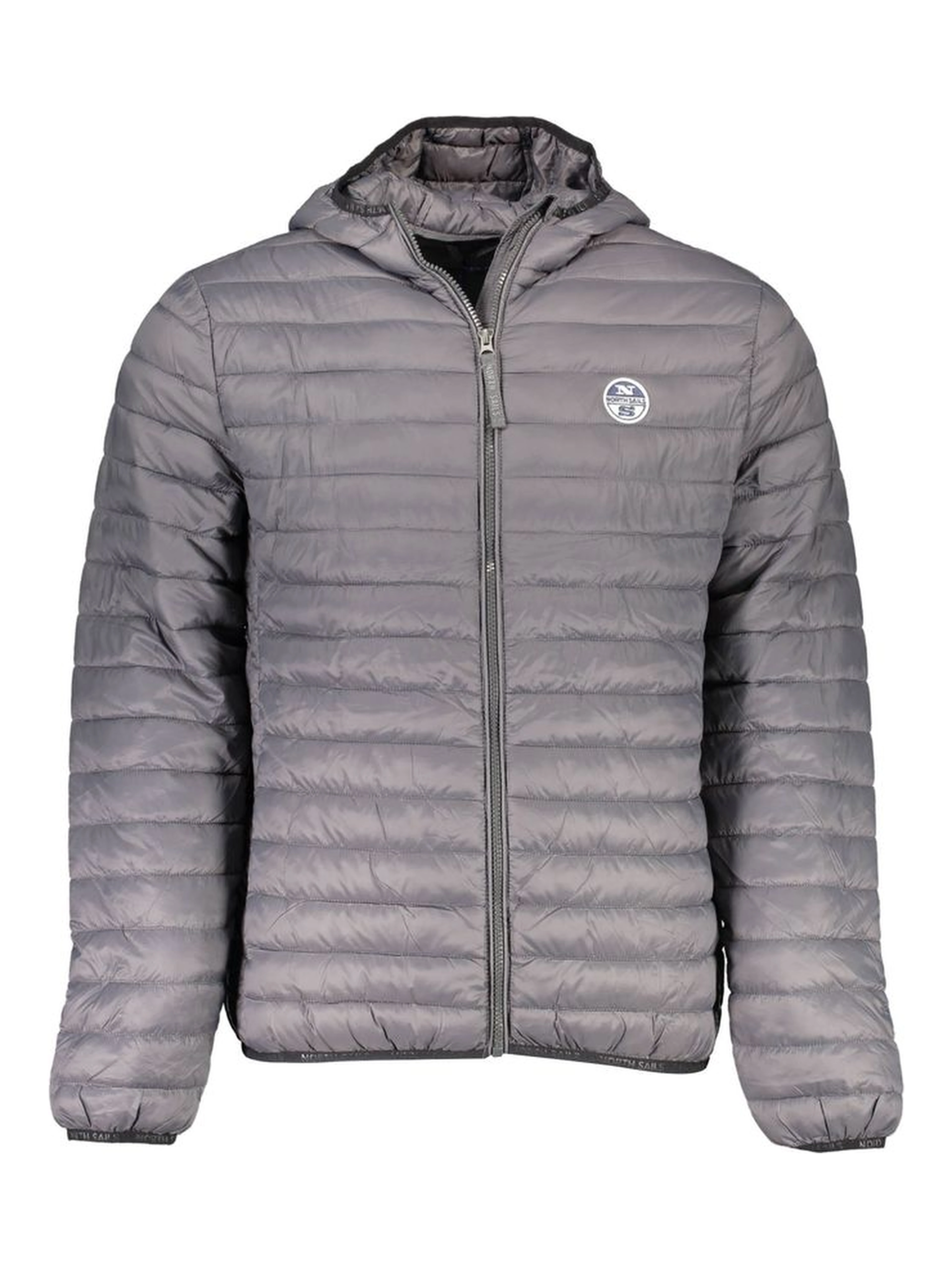Gray Polyamide Men Jacket