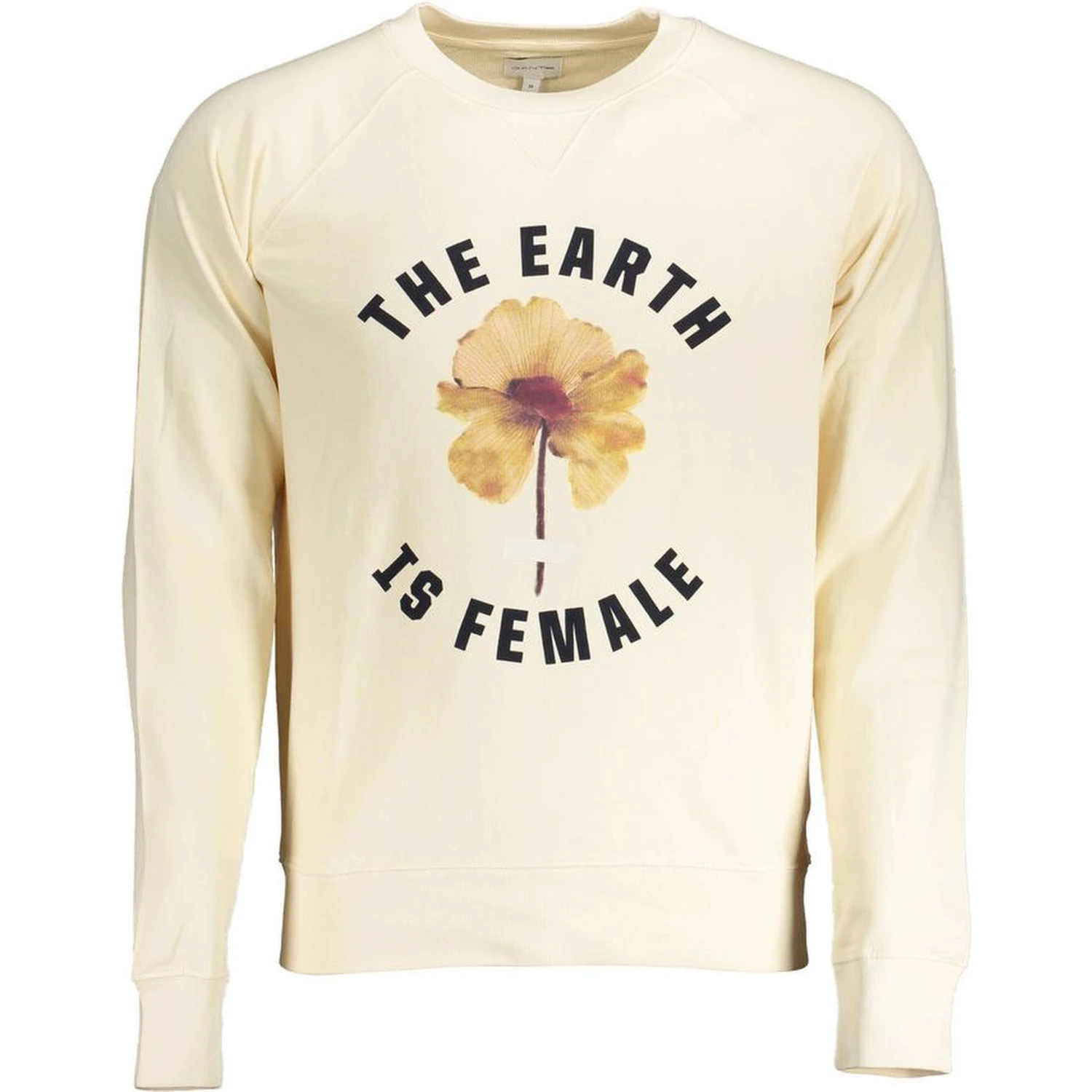 Beige Cotton Men's Sweater