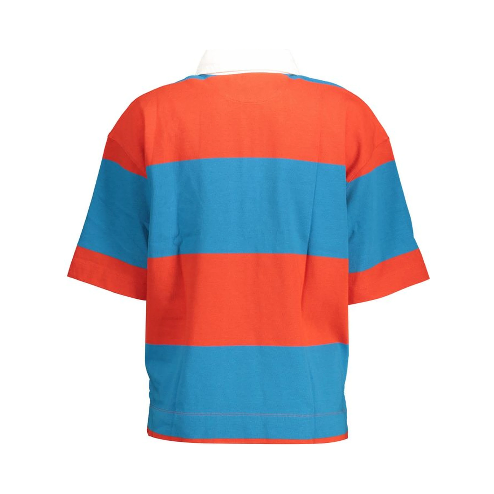 Red Cotton Women Polo Shirt