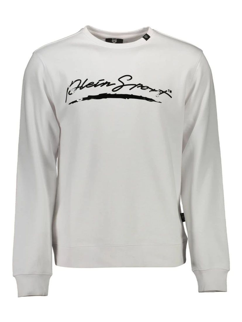 White Cotton Men Sweater