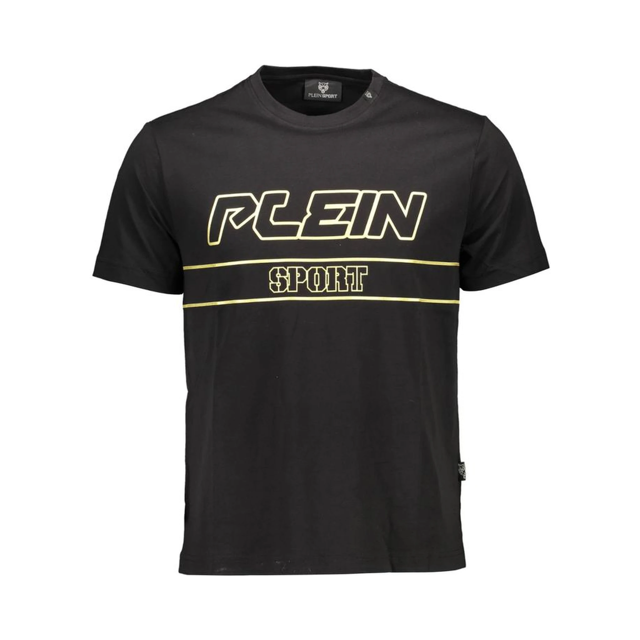 Black Cotton Men T-Shirt
