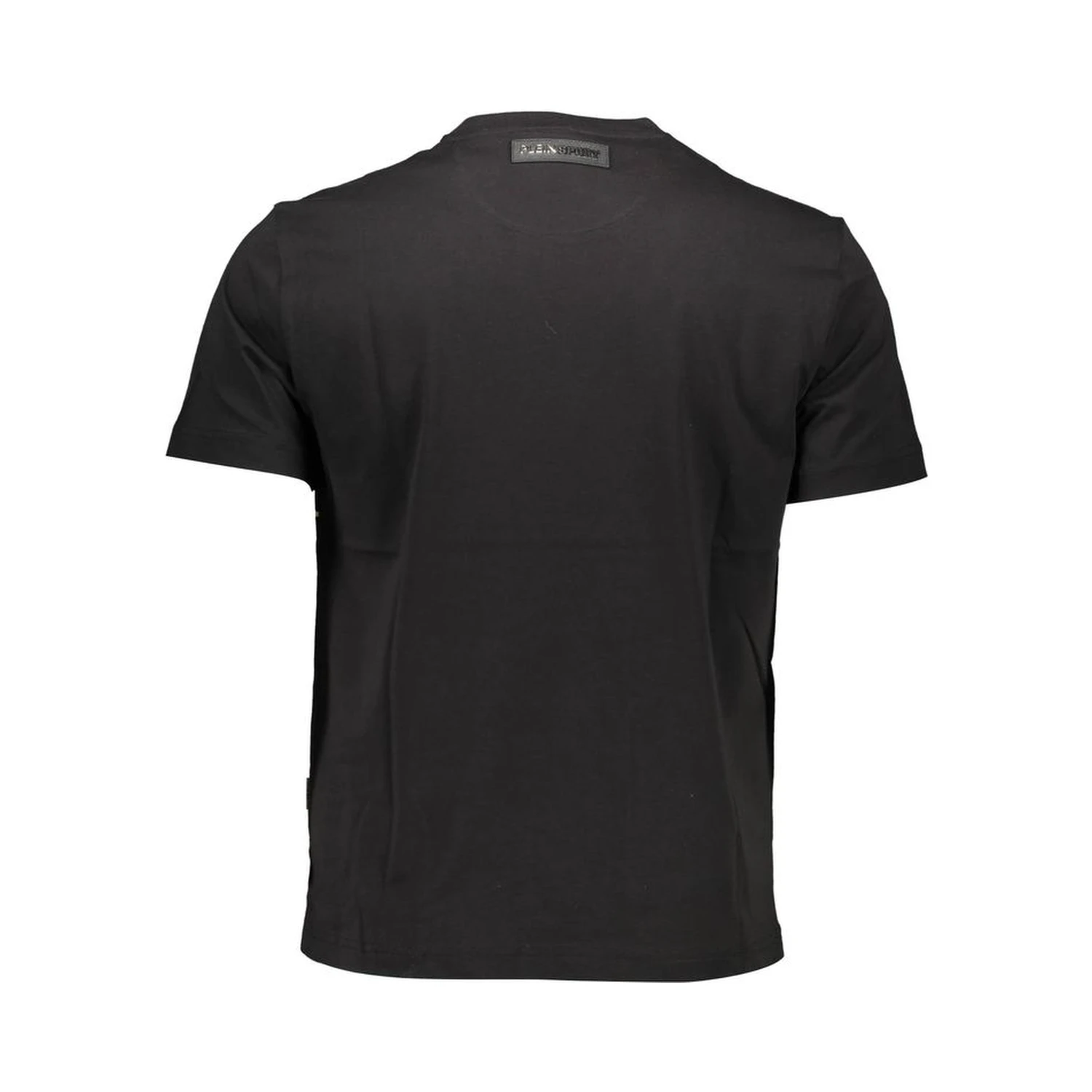 Black Cotton Men T-Shirt