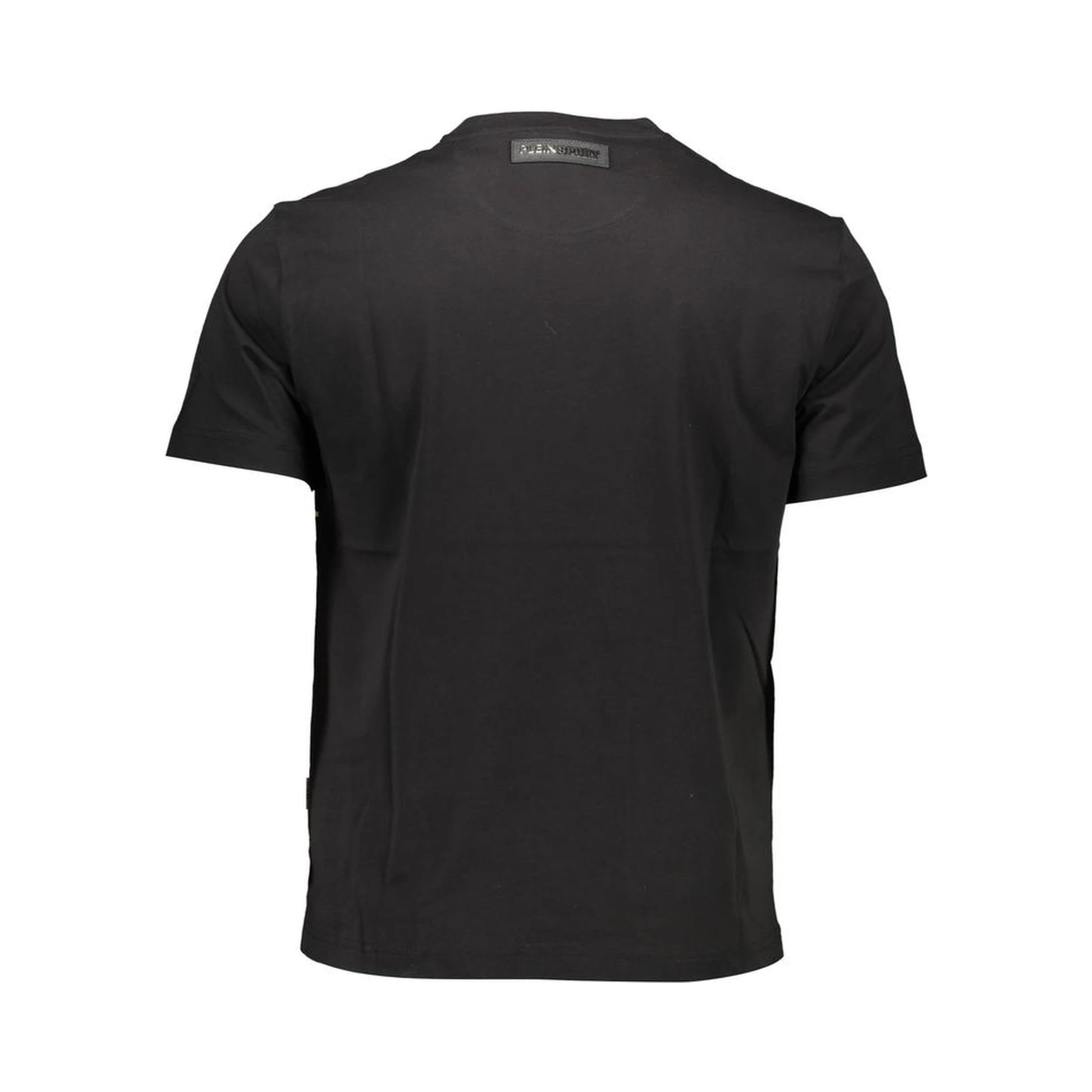 Black Cotton Men T-Shirt