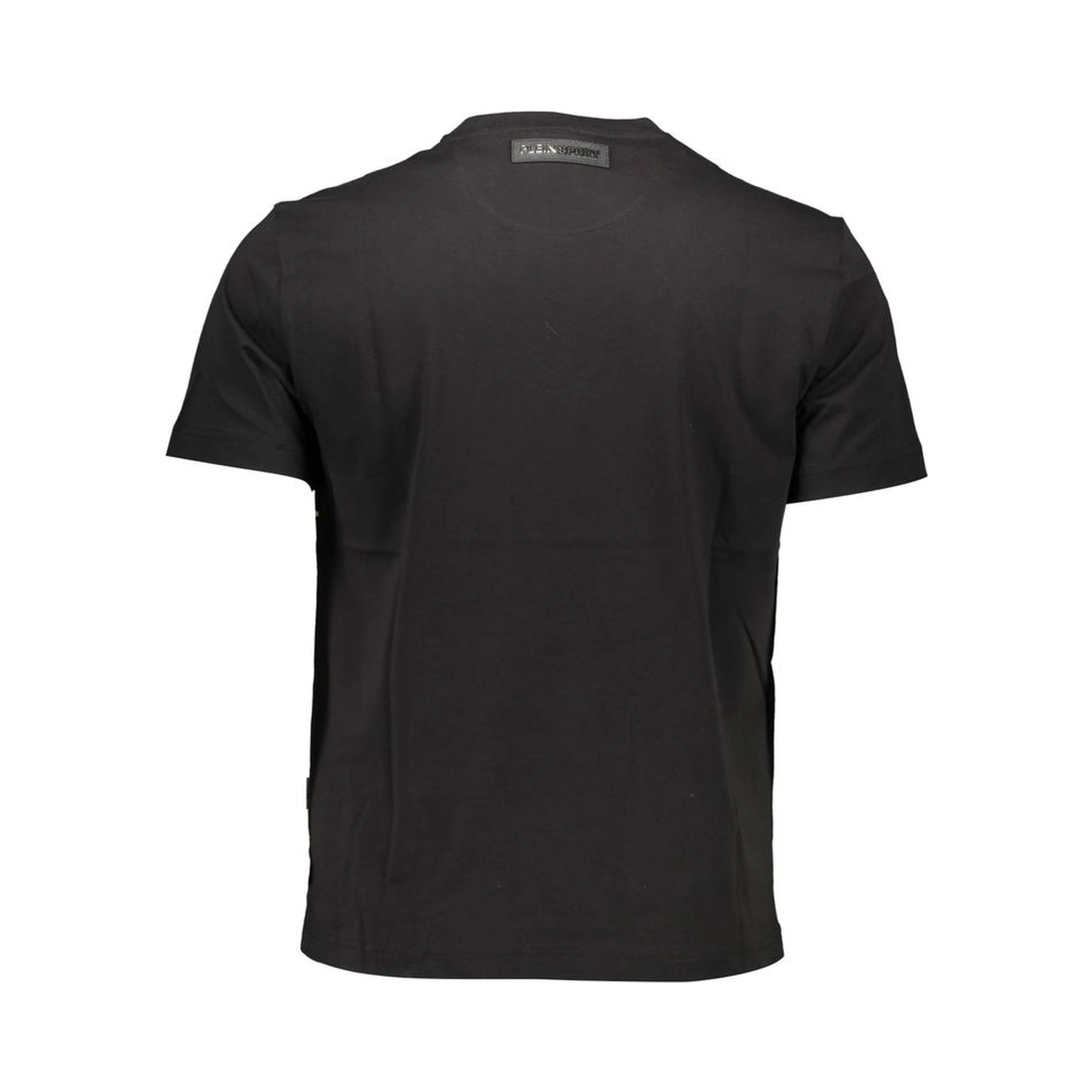 Black Cotton Men T-Shirt
