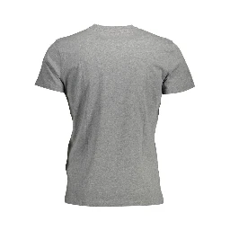 Brown Cotton Men T-Shirt