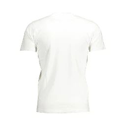 White Cotton Men T-Shirt