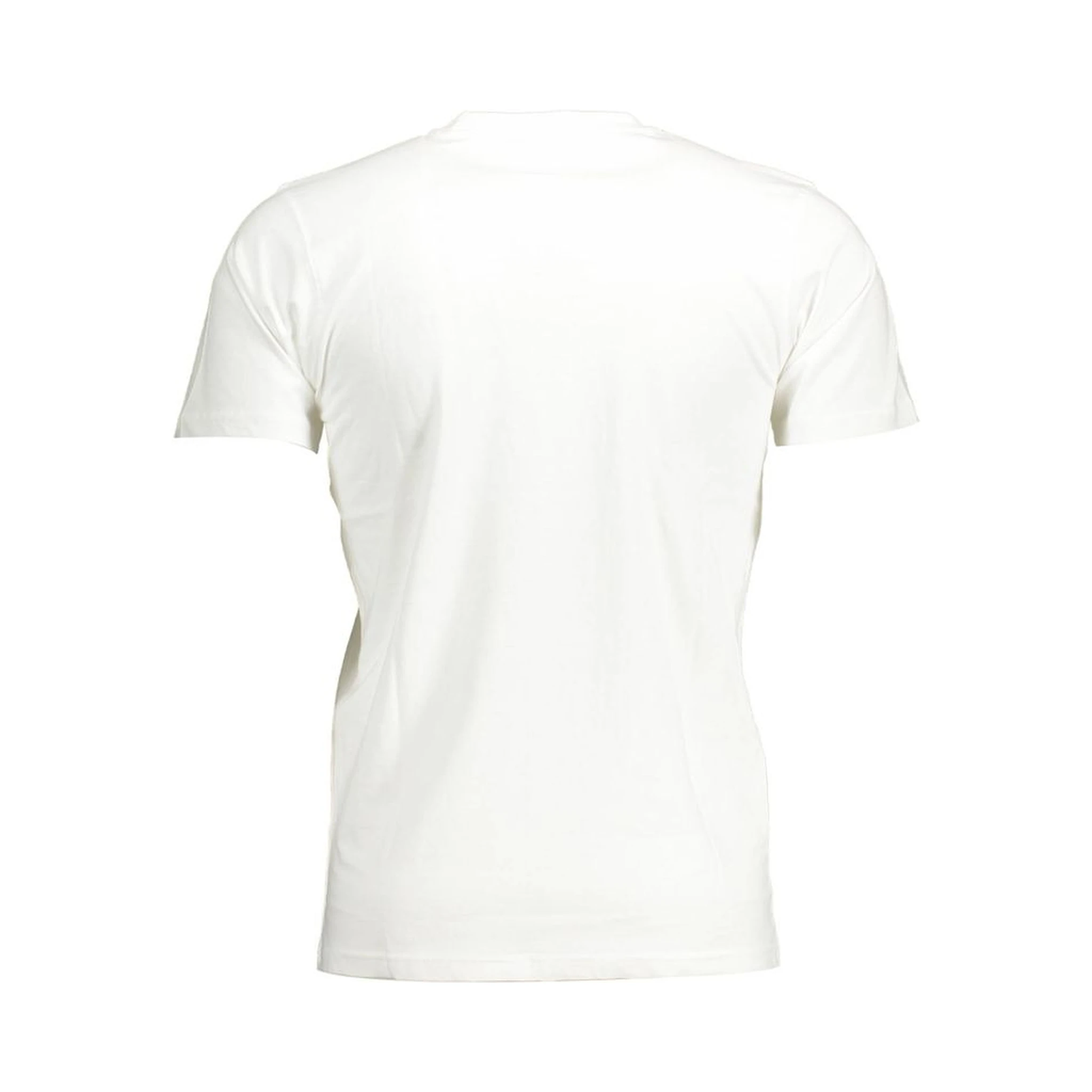 White Cotton Men T-Shirt